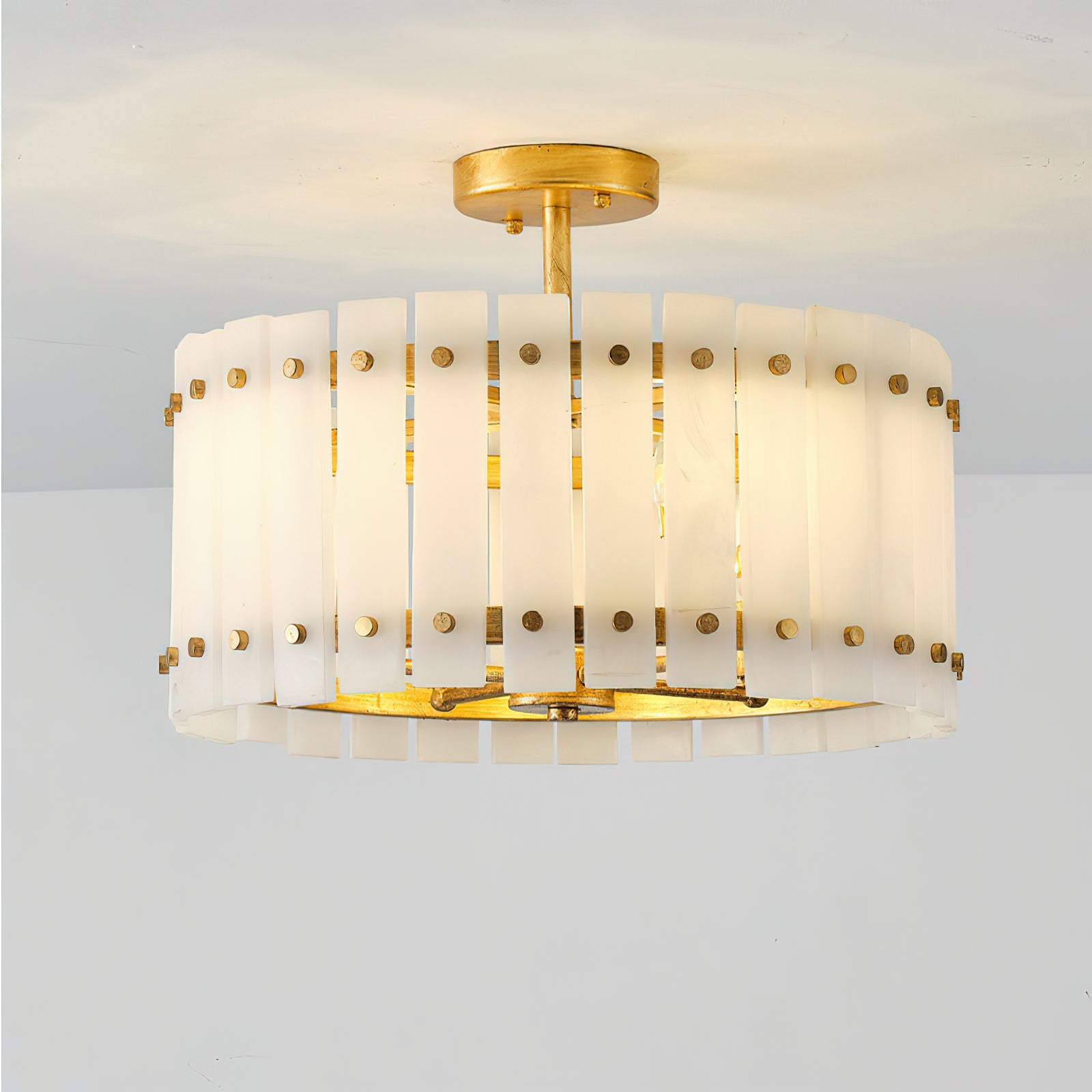 Sinclair Modern Alabaster Ceiling Light