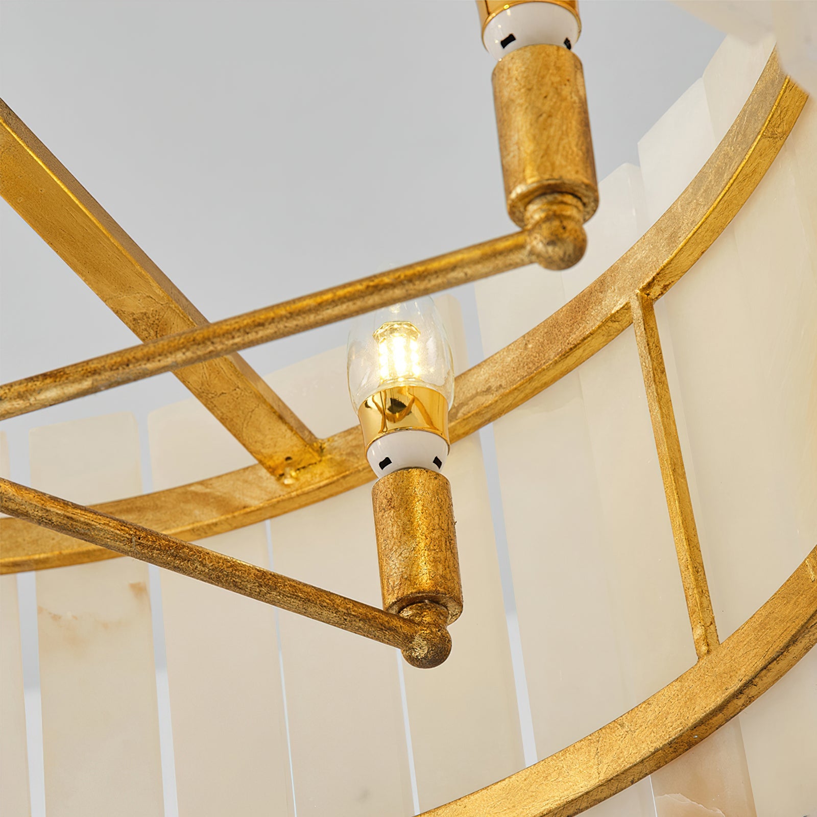 Sinclair Contemporary Alabaster Chandelier