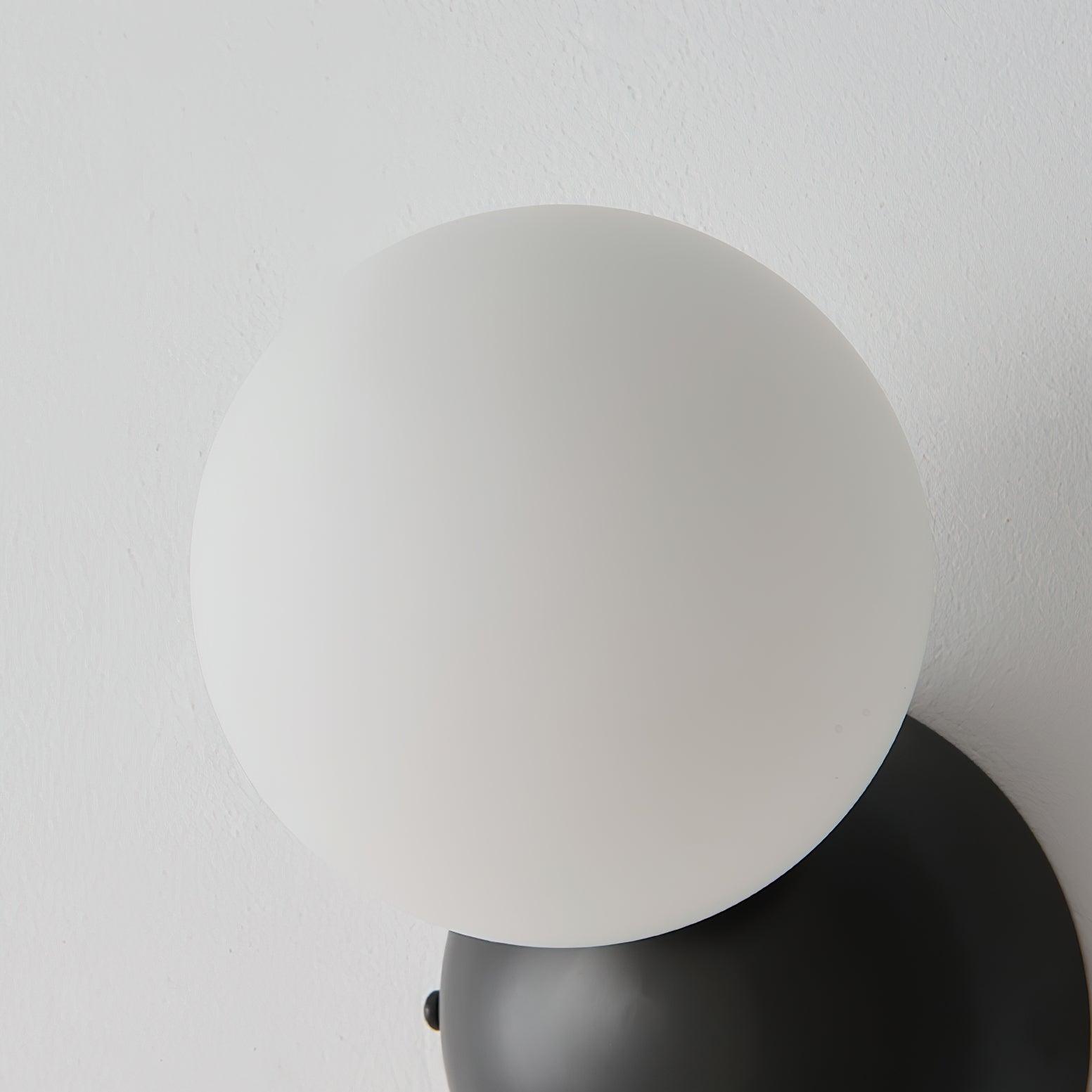 Lysola Sphere Glass Brass Wall Light - Blowlighting