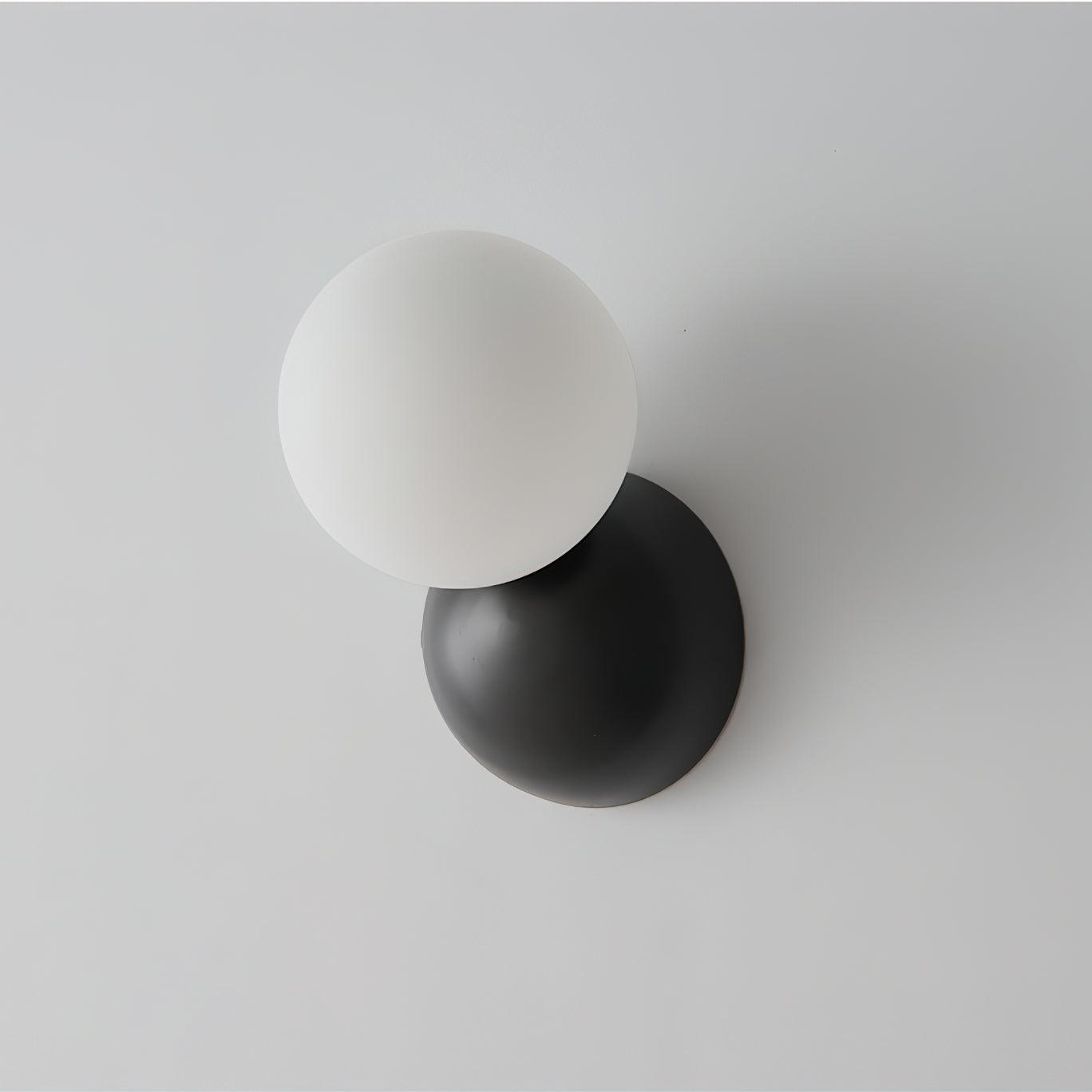 Lysola Sphere Glass Brass Wall Light - Blowlighting
