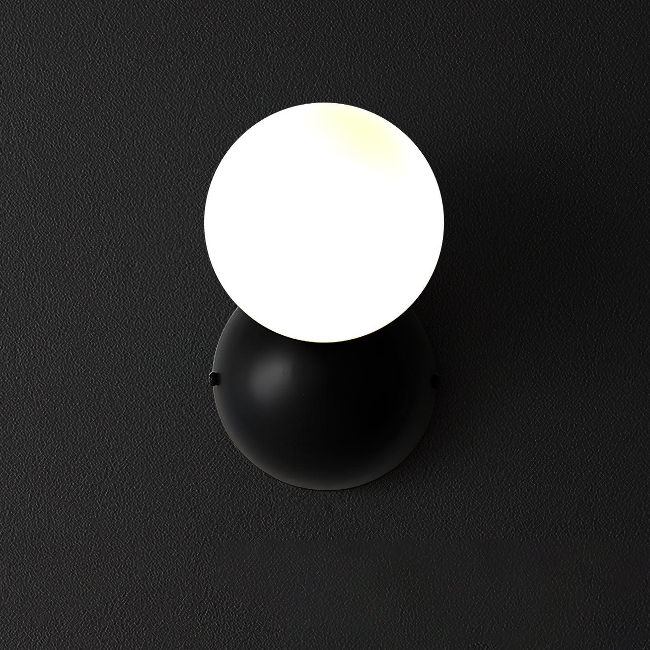 Lysola Sphere Glass Brass Wall Light - Blowlighting