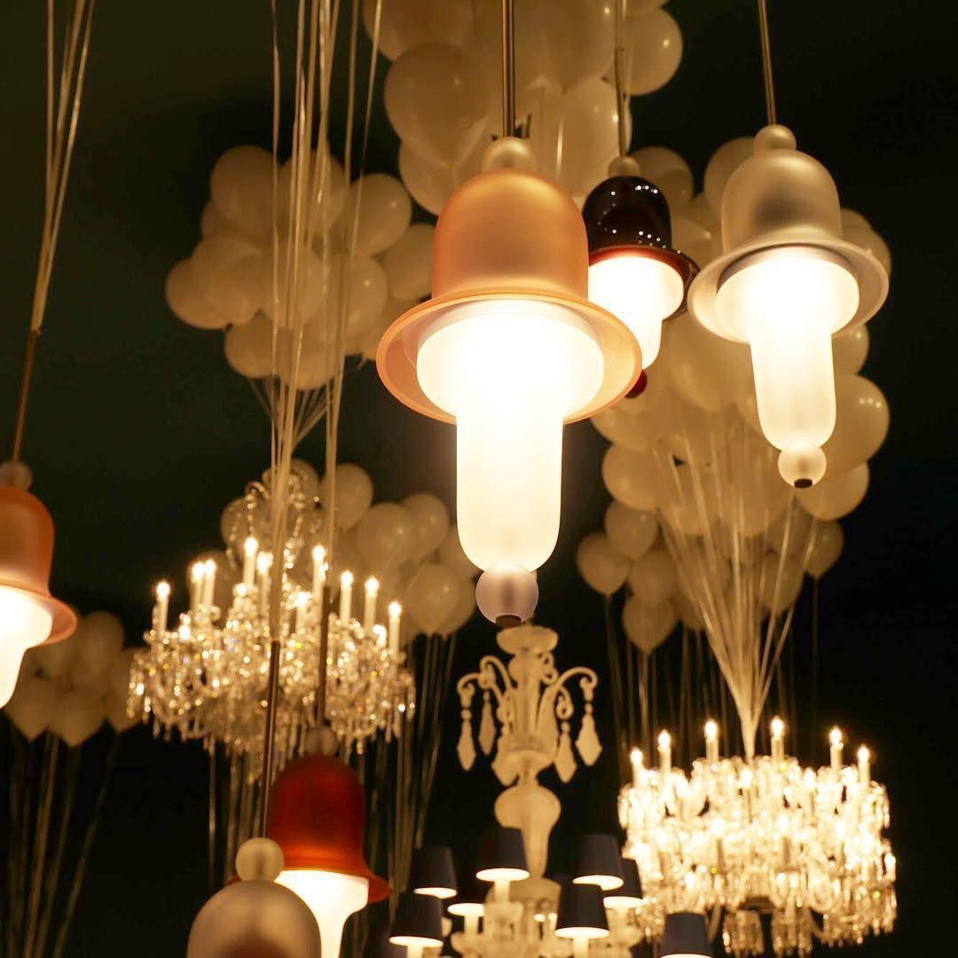 Calaeus Nordic Art Glass Metal Pendant Light - Blowlighting