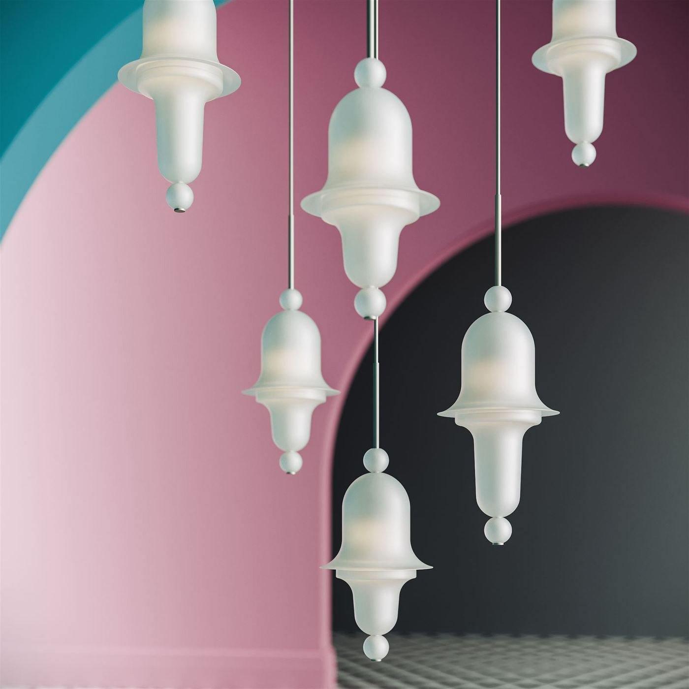Calaeus Nordic Art Glass Metal Pendant Light - Blowlighting
