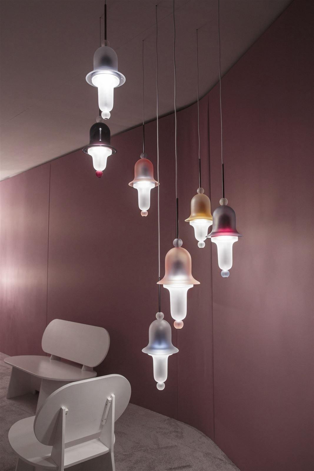 Calaeus Nordic Art Glass Metal Pendant Light - Blowlighting