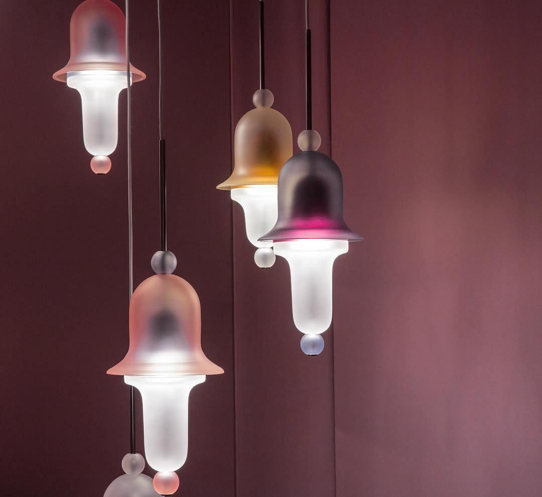 Calaeus Nordic Art Glass Metal Pendant Light - Blowlighting