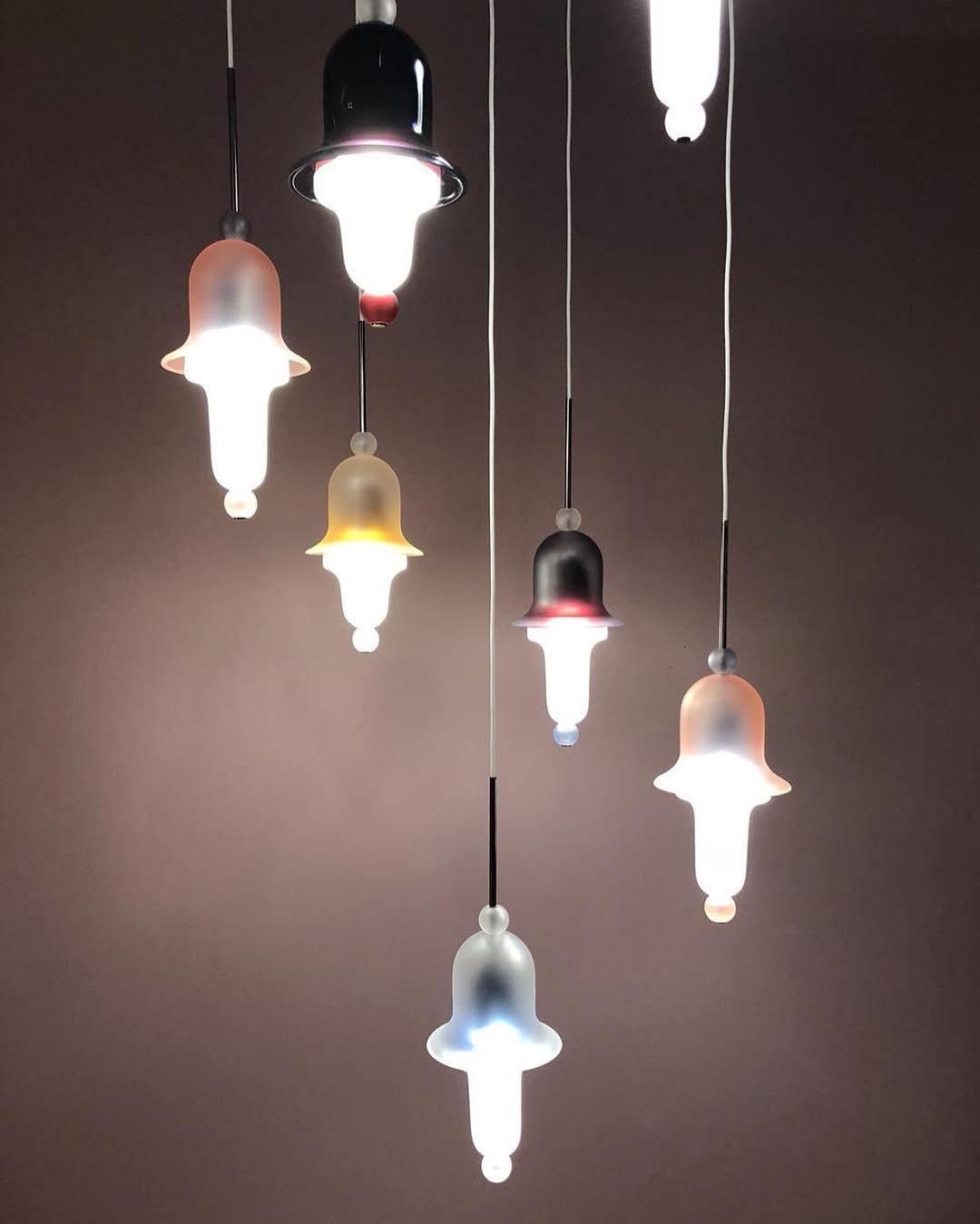 Calaeus Nordic Art Glass Metal Pendant Light - Blowlighting
