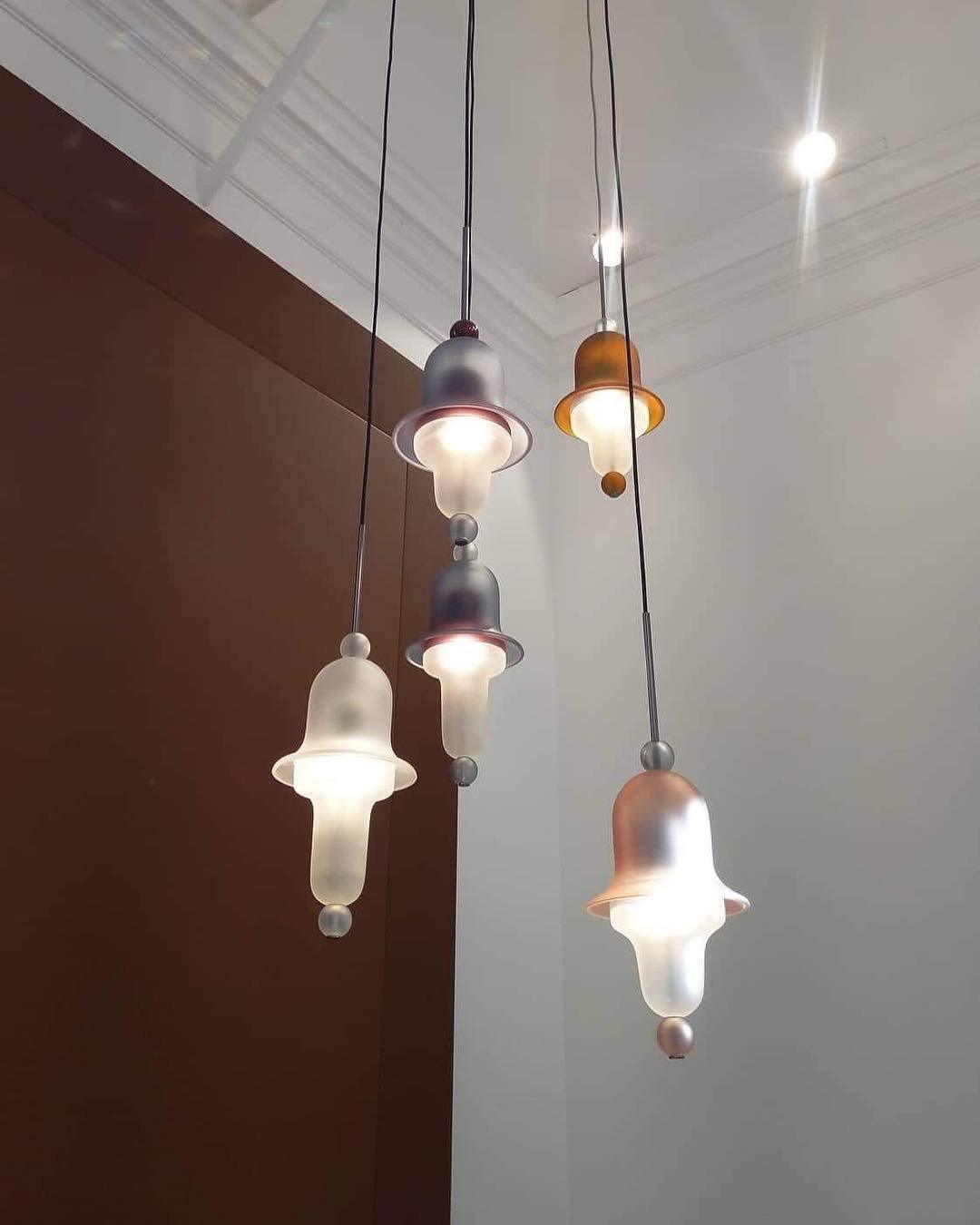 Calaeus Nordic Art Glass Metal Pendant Light - Blowlighting