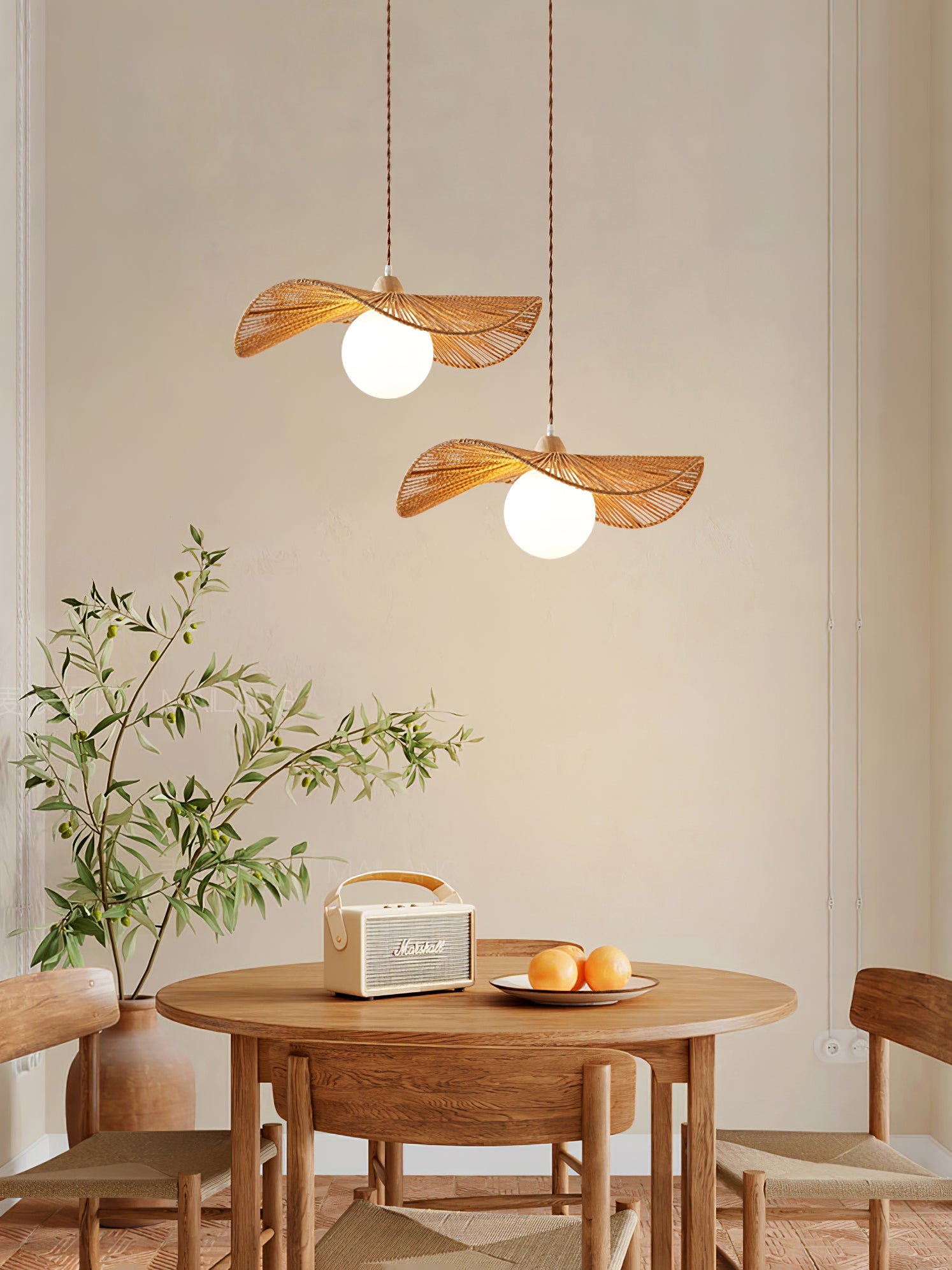 Sirocco Woven Pendant Lamp - Blowlighting