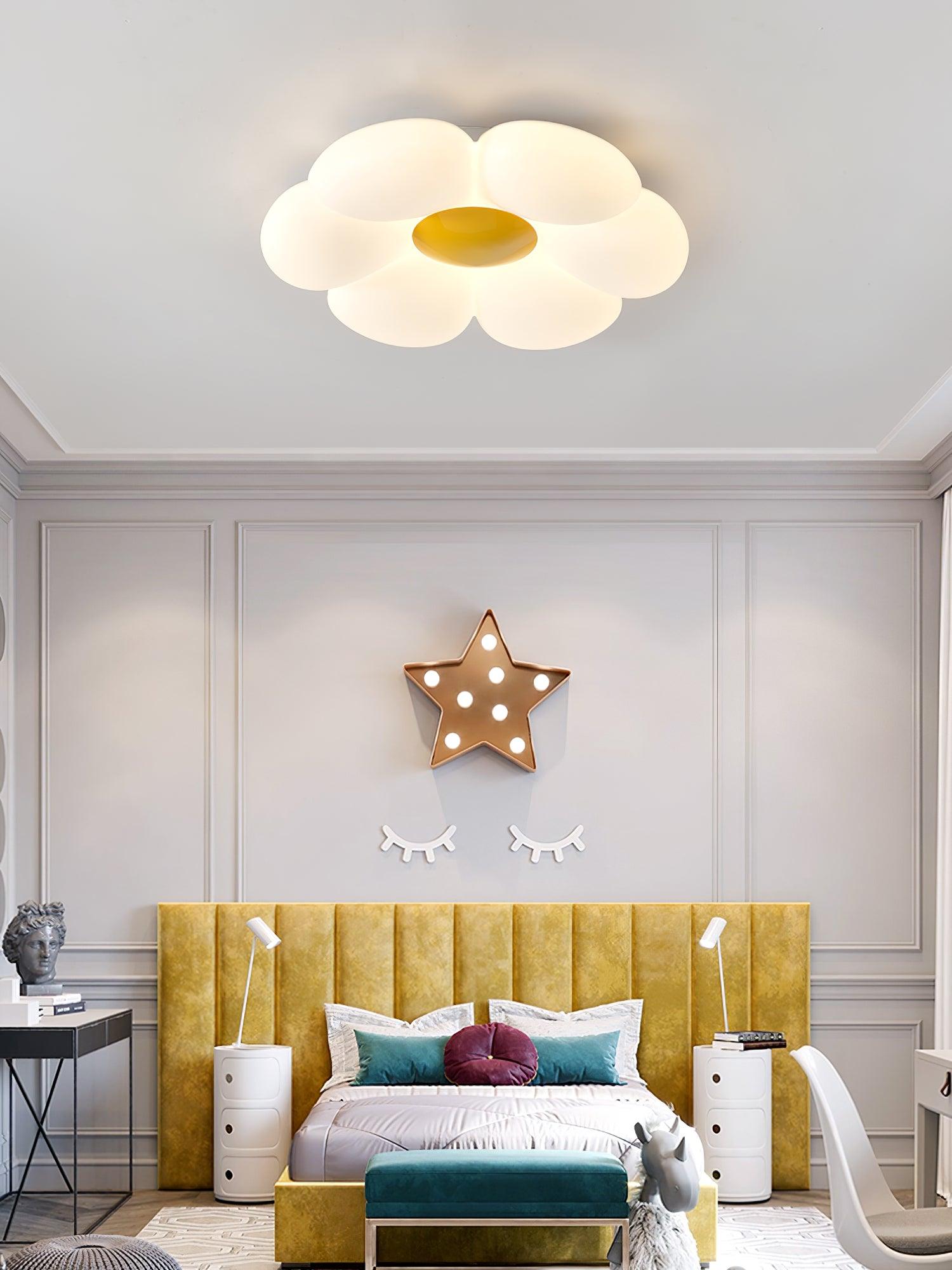 Six-leaf Flower Kids Room Ceiling Lamp - Blowlighting
