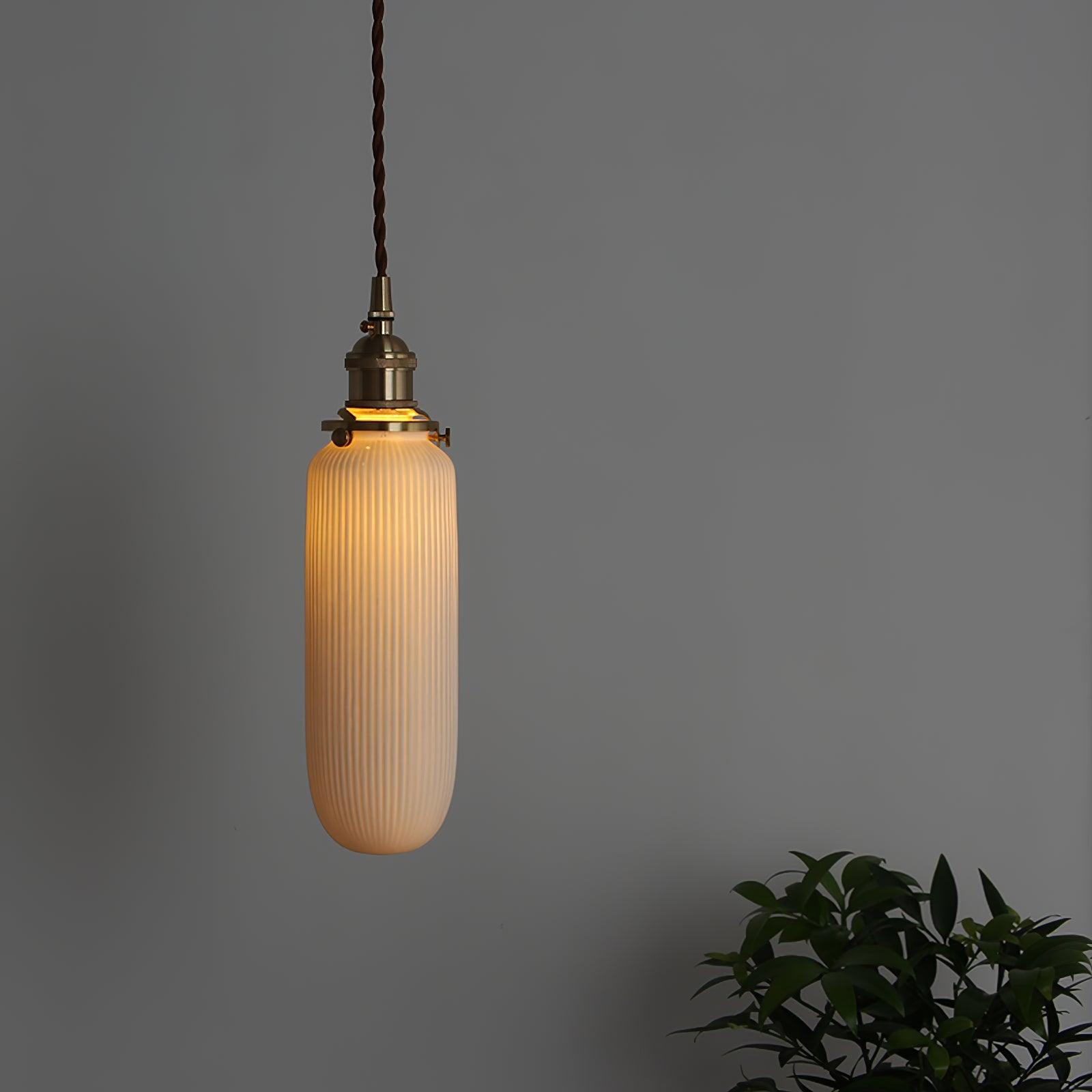 Liora Vintage Ceramic Pendant Light - Blowlighting