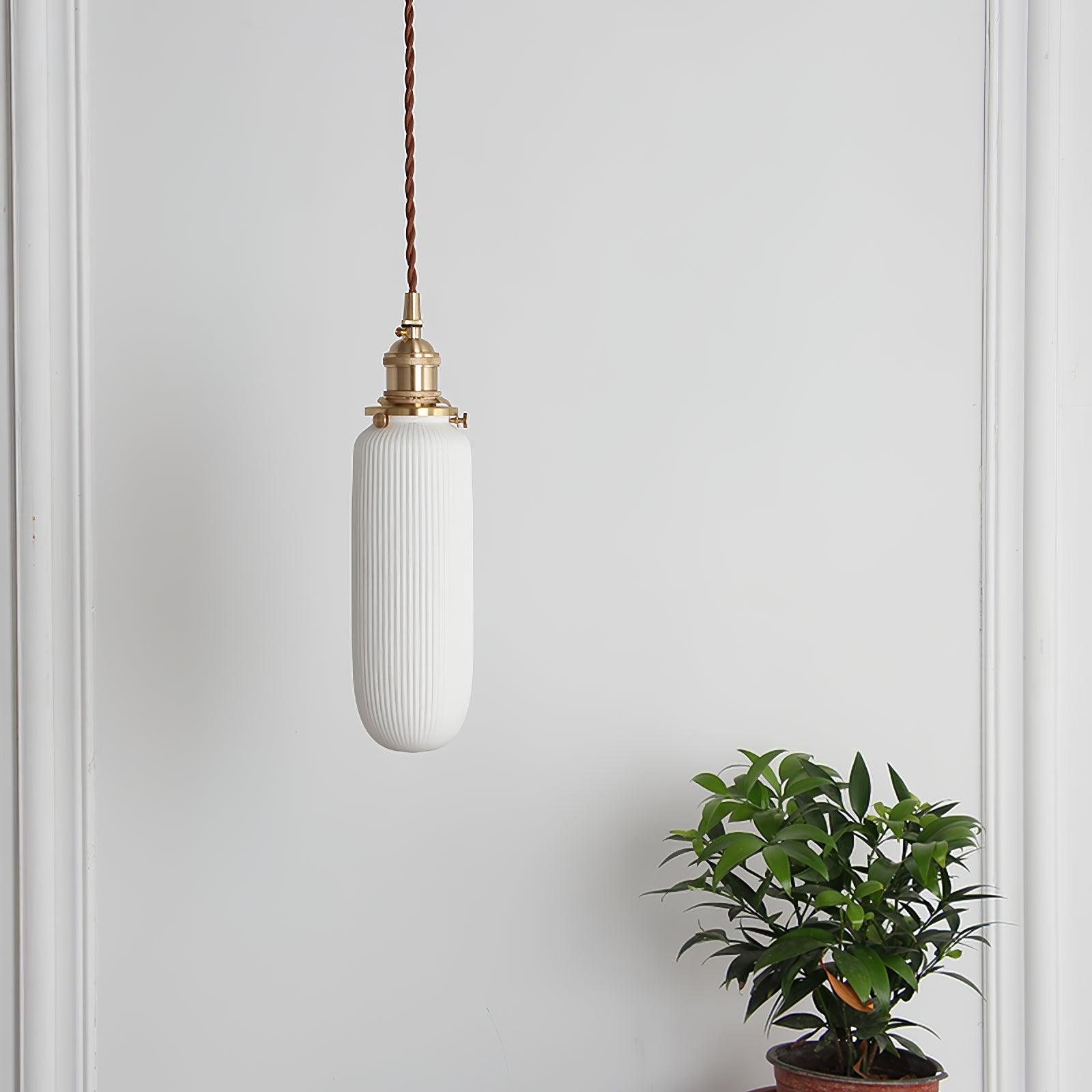 Liora Vintage Ceramic Pendant Light - Blowlighting