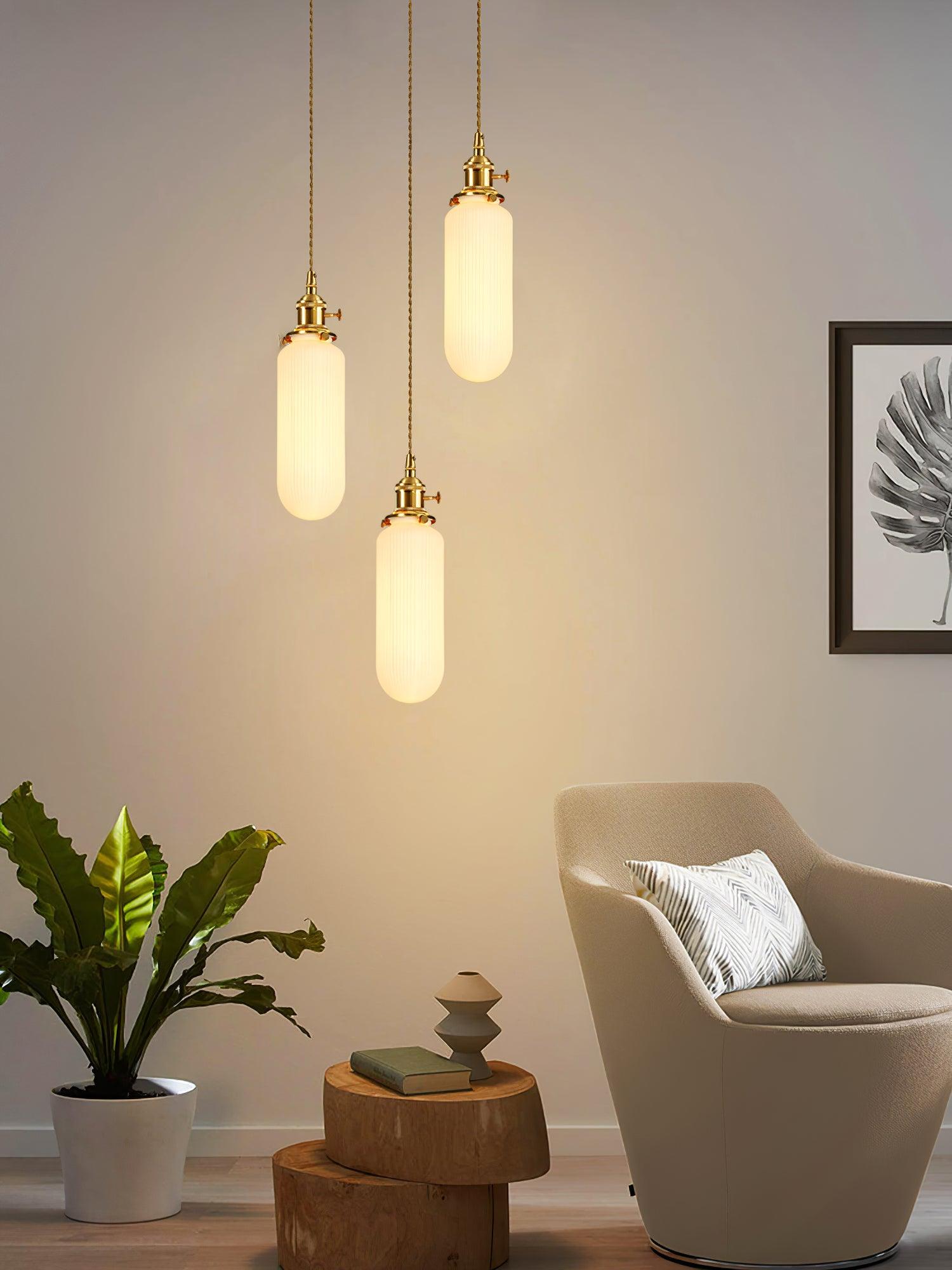 Liora Vintage Ceramic Pendant Light - Blowlighting