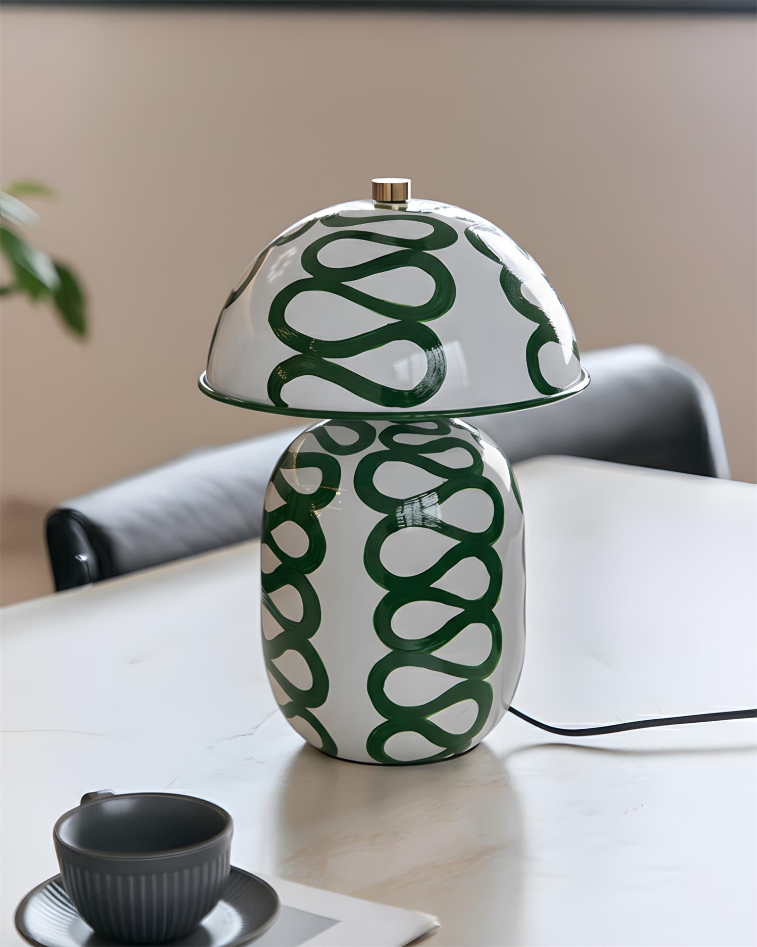 Sketch Art Deco Ceramics Table Light