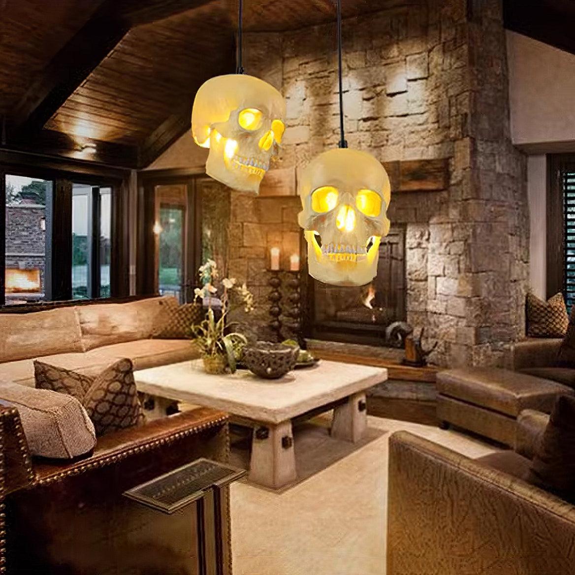 Skull Pendant Light - Blowlighting