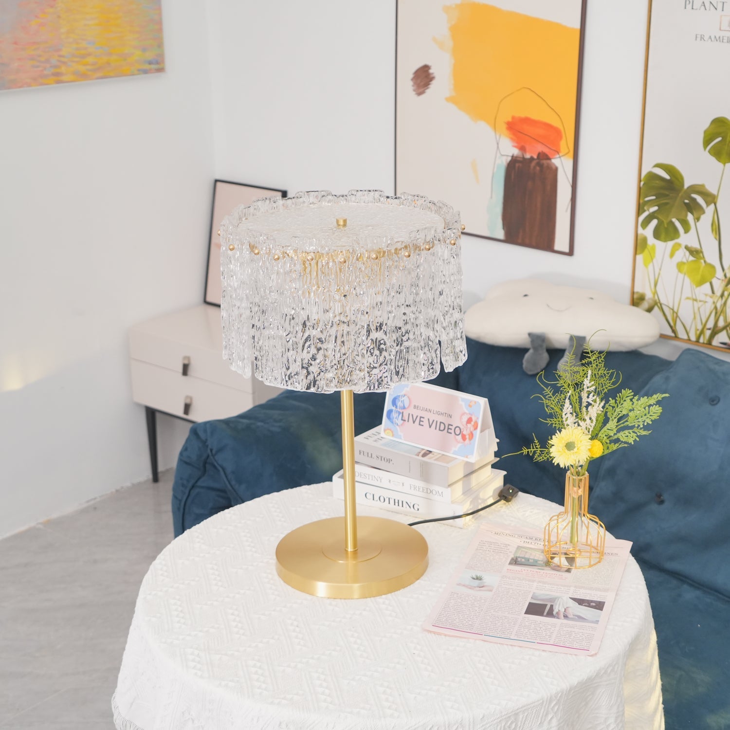 Erliren Crystal Table Lamp - Blowlighting