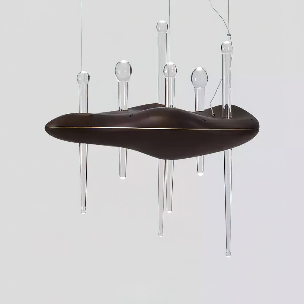 Umare Whimsical Oak Glass Pendant Light - Blowlighting