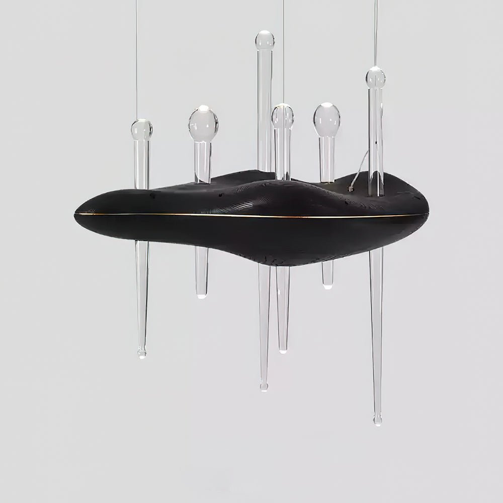 Umare Whimsical Oak Glass Pendant Light - Blowlighting