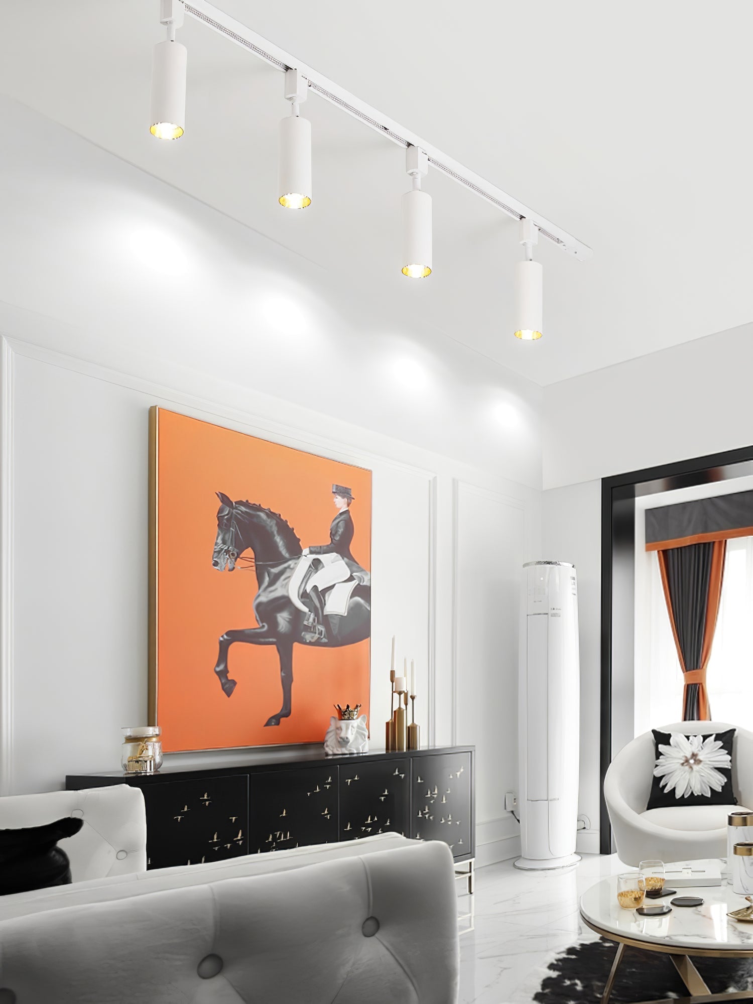 Sleek Cylinder Track Light - Blowlighting