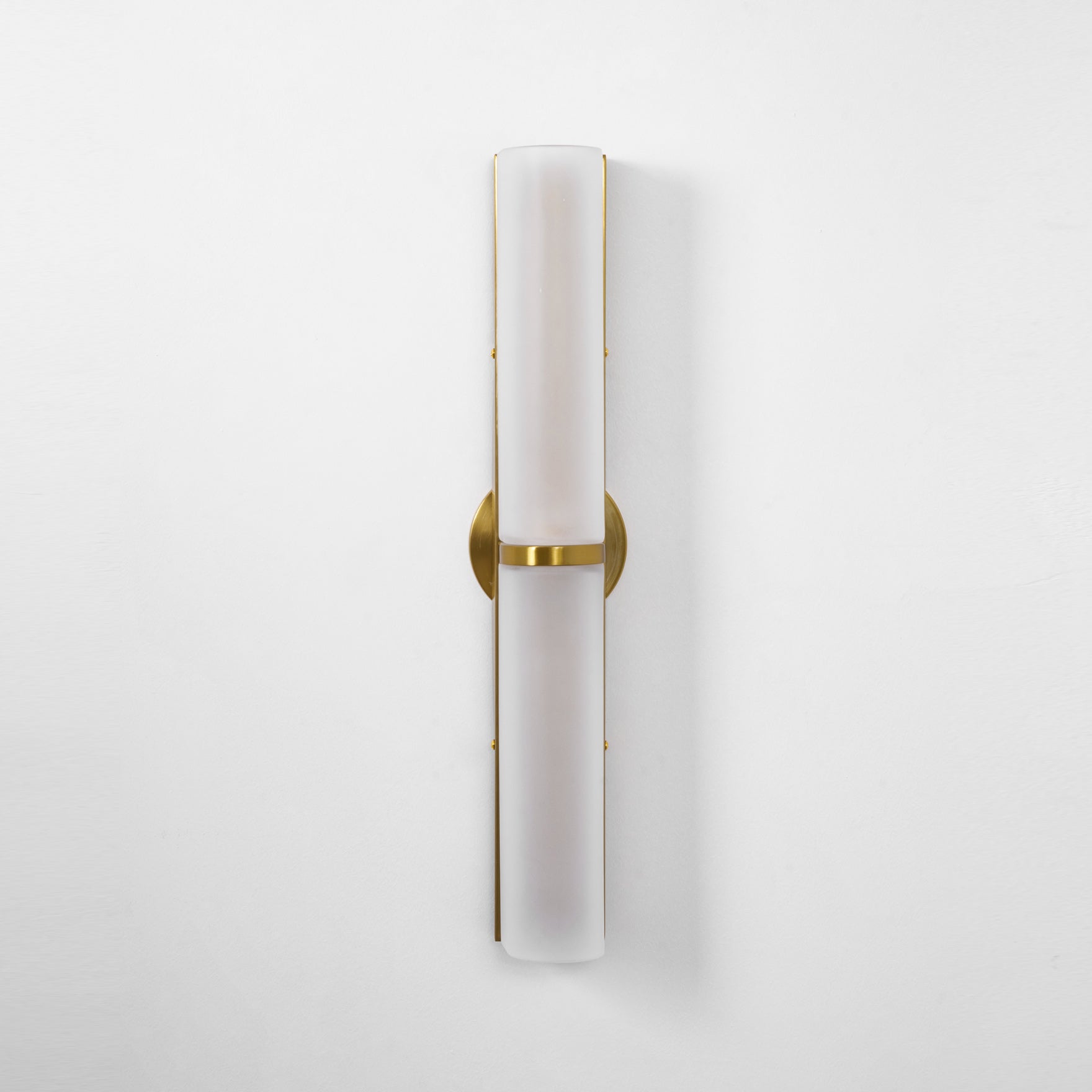 Slim Tube Contemporary Glass Wall Light