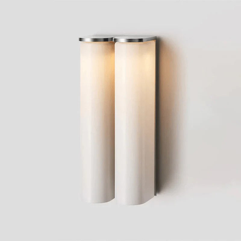 Slim Tube Contemporary Glass Wall Light