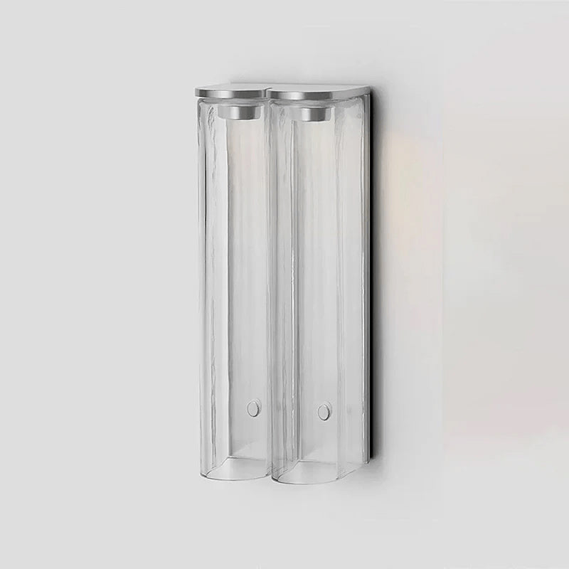 Slim Tube Contemporary Glass Wall Light
