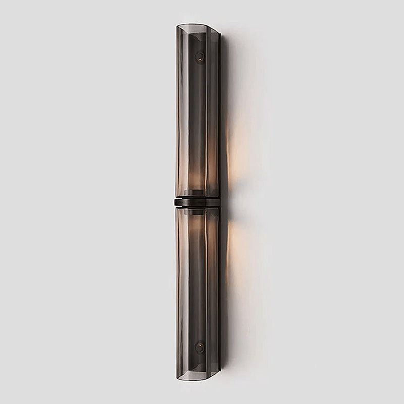 Slim Tube Contemporary Glass Wall Light