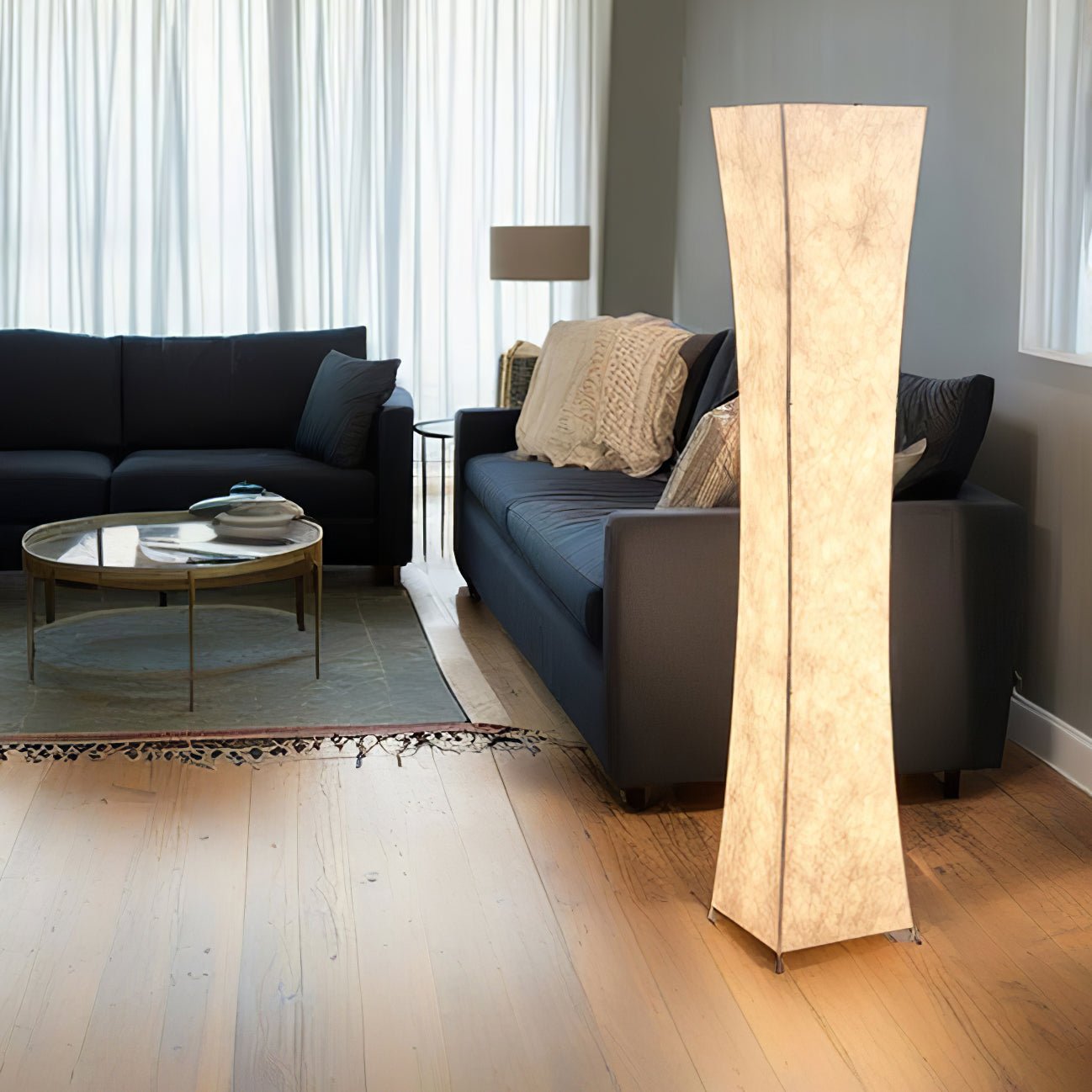 Slim Waist Tower Floor Lamp - Blowlighting