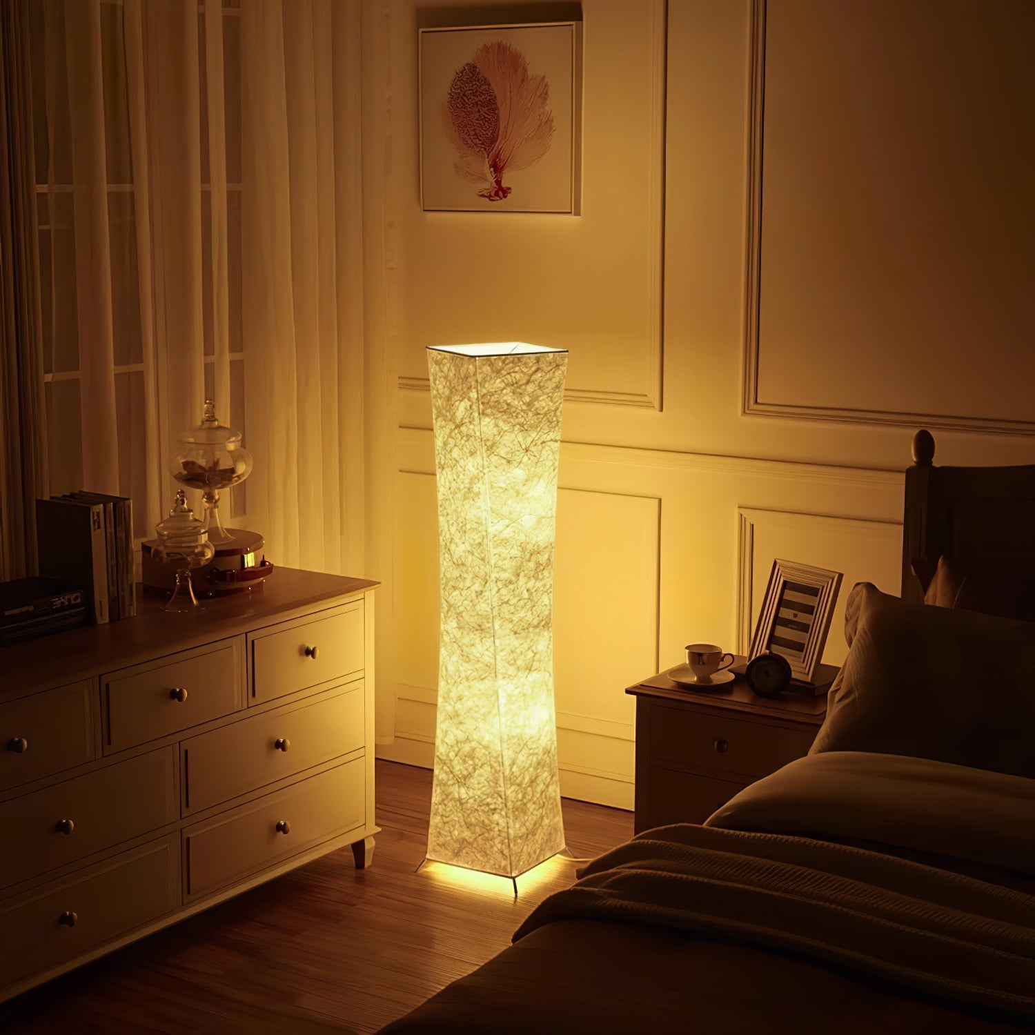 Slim Waist Tower Floor Lamp - Blowlighting