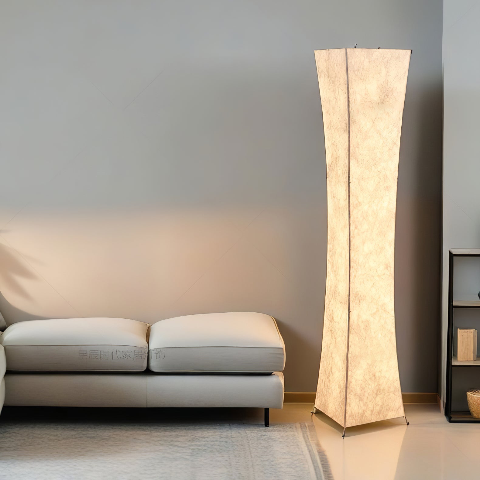 Slim Waist Tower Floor Lamp - Blowlighting
