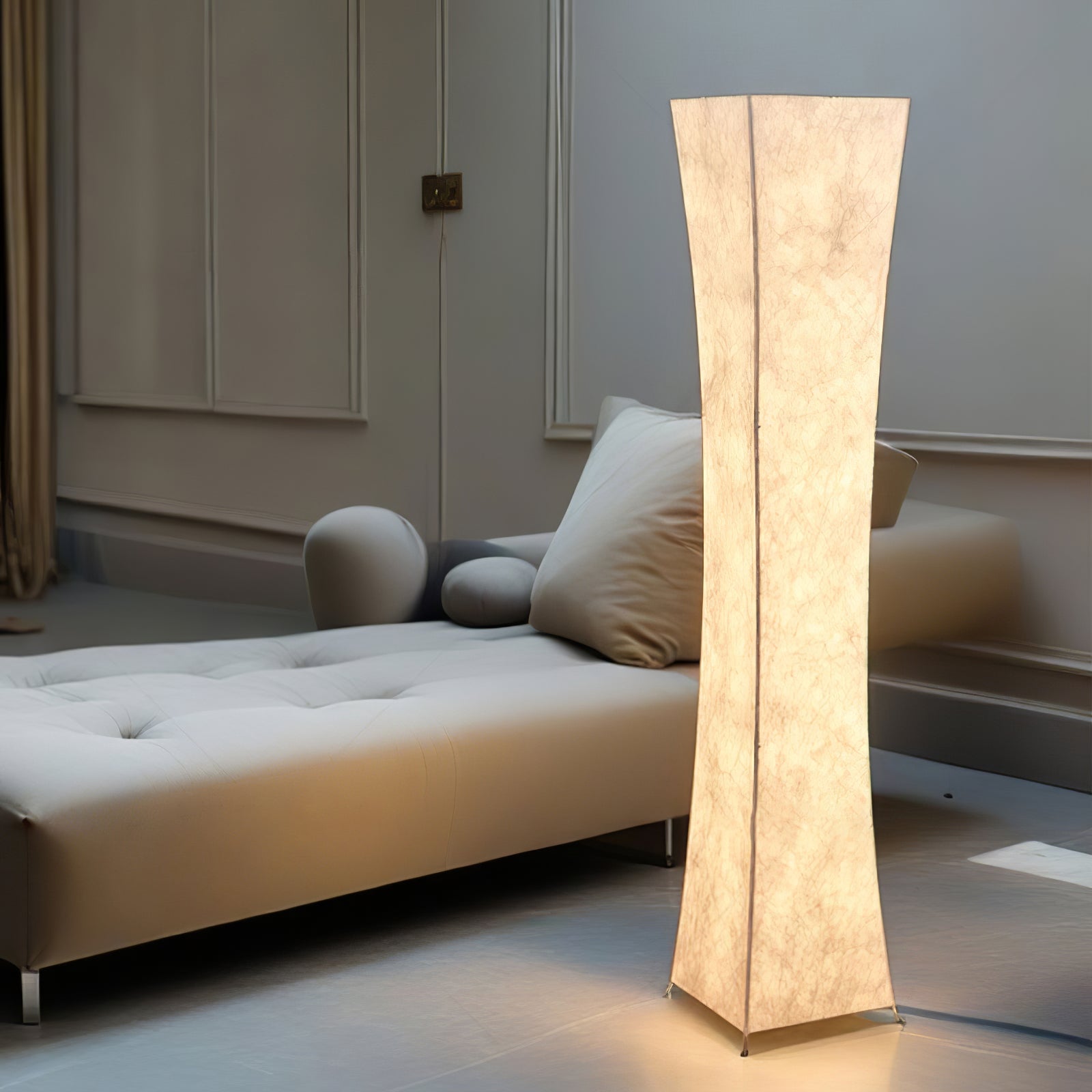 Slim Waist Tower Floor Lamp - Blowlighting