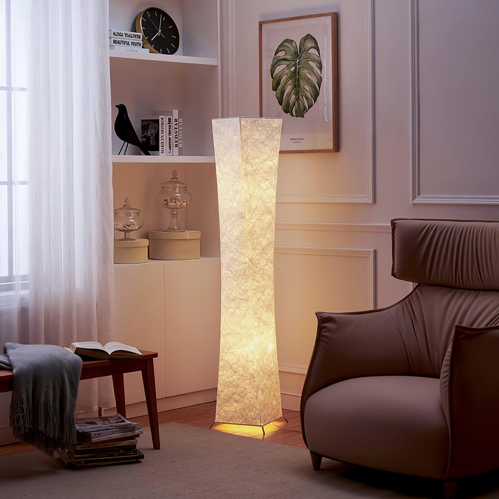 Slim Waist Tower Floor Lamp - Blowlighting
