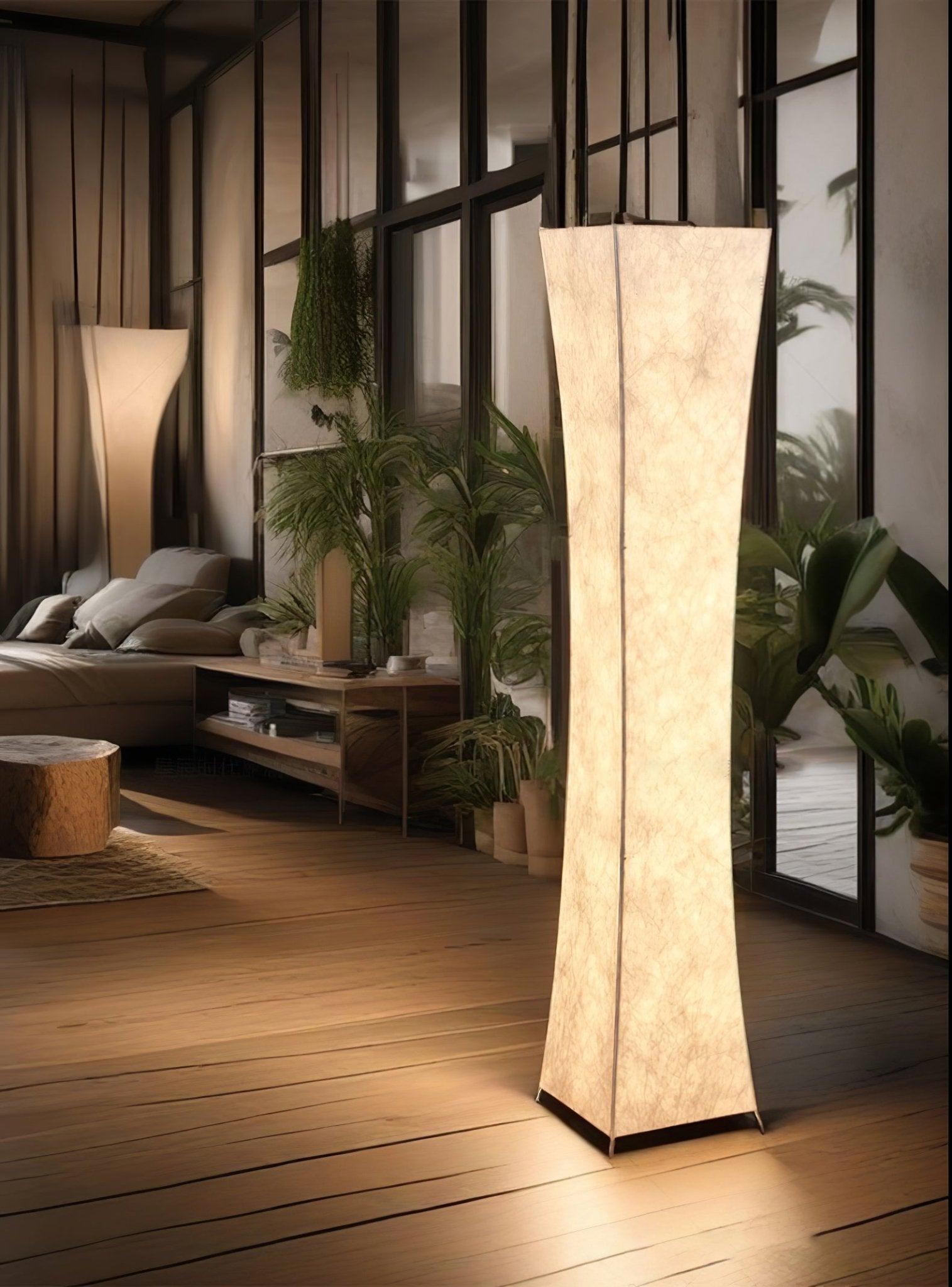 Slim Waist Tower Floor Lamp - Blowlighting