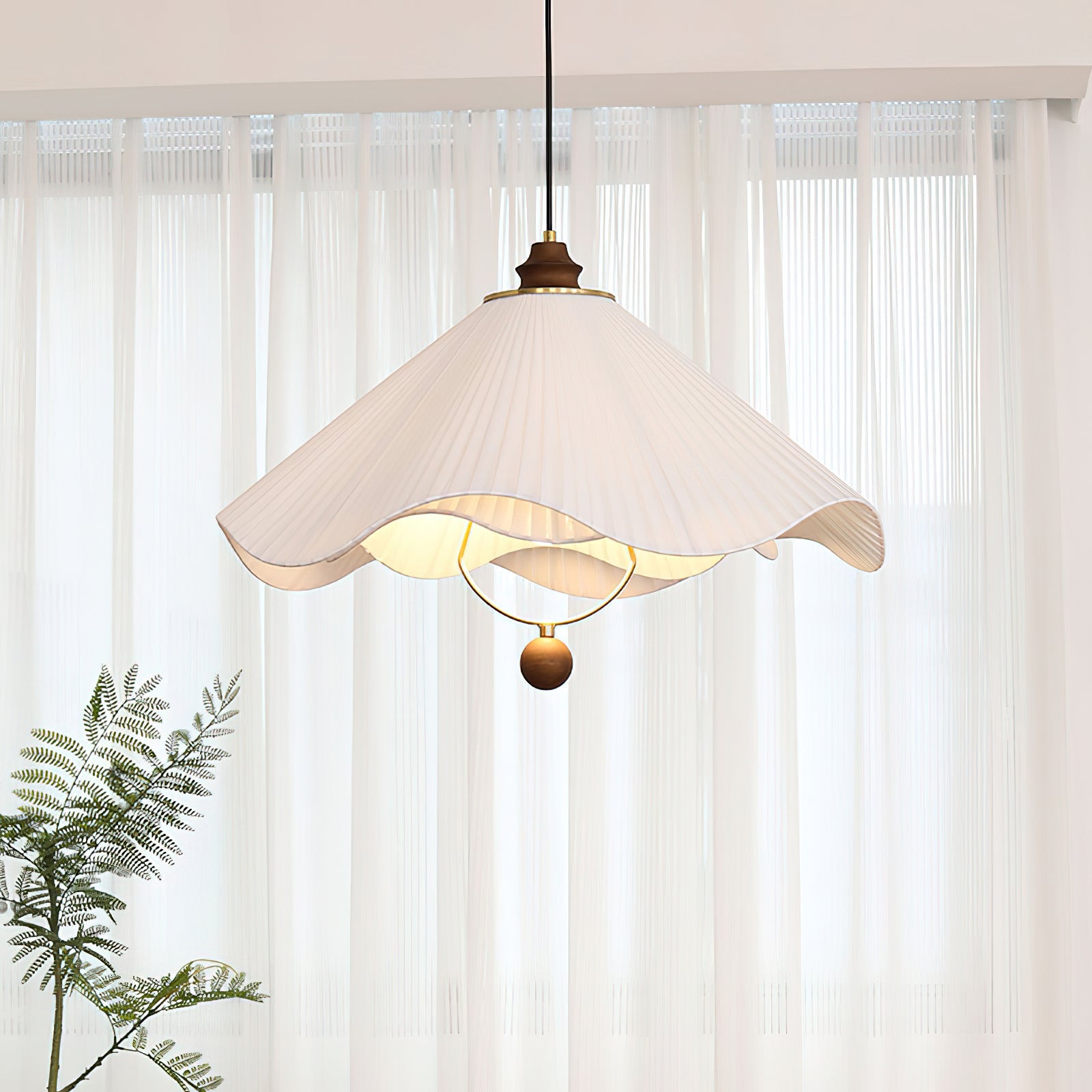 Sloane Minimalist Fabric Pendant Light