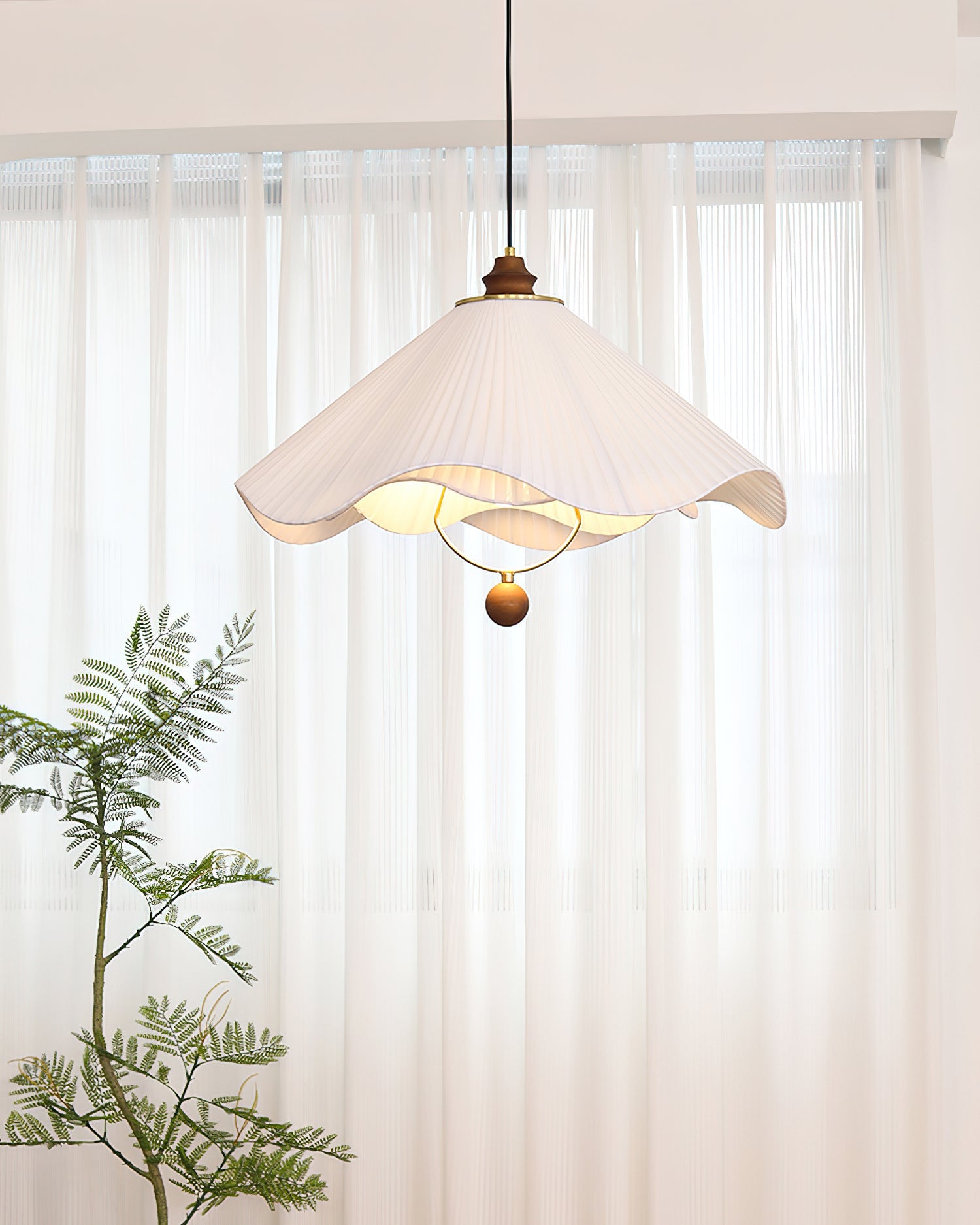 Sloane Minimalist Fabric Pendant Light