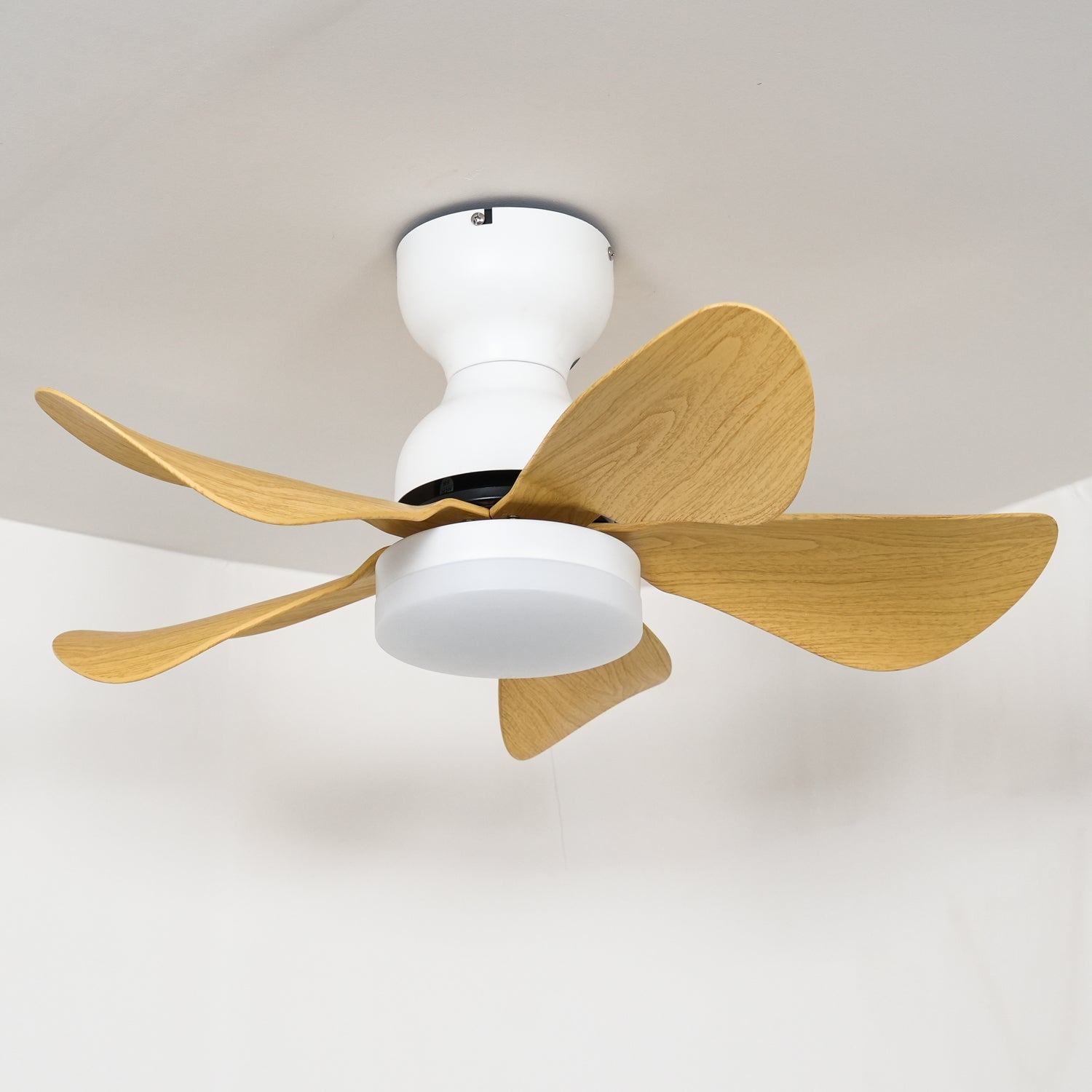 Callen Wood Ceiling Fan Light - Blowlighting