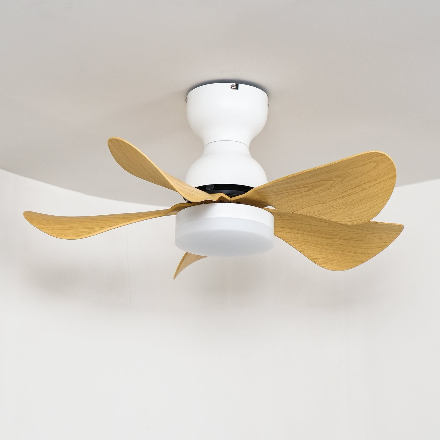 Callen Wood Ceiling Fan Light - Blowlighting