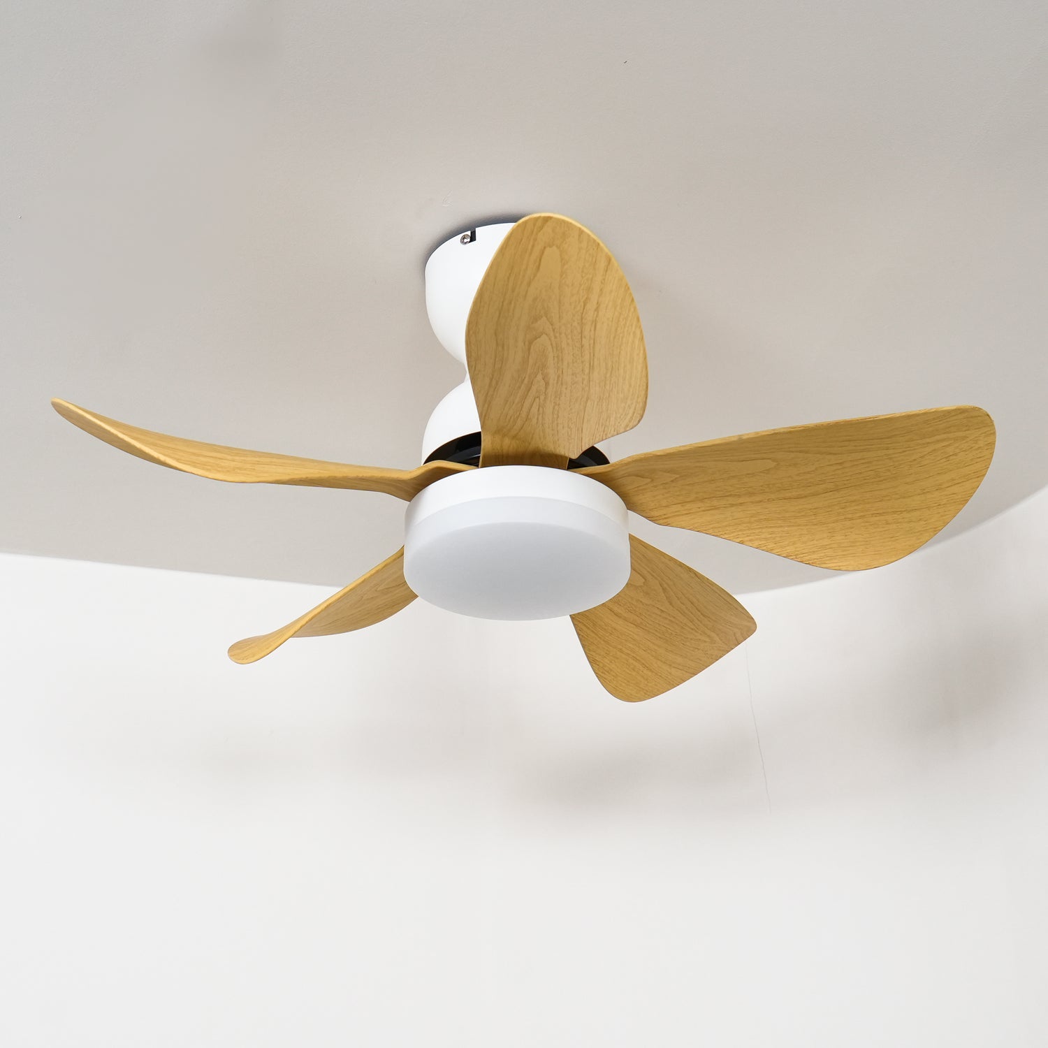 Callen Wood Ceiling Fan Light - Blowlighting