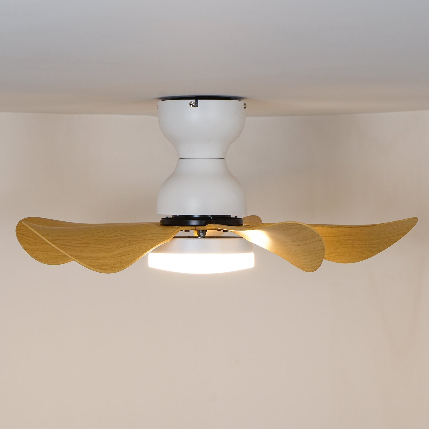 Callen Wood Ceiling Fan Light - Blowlighting