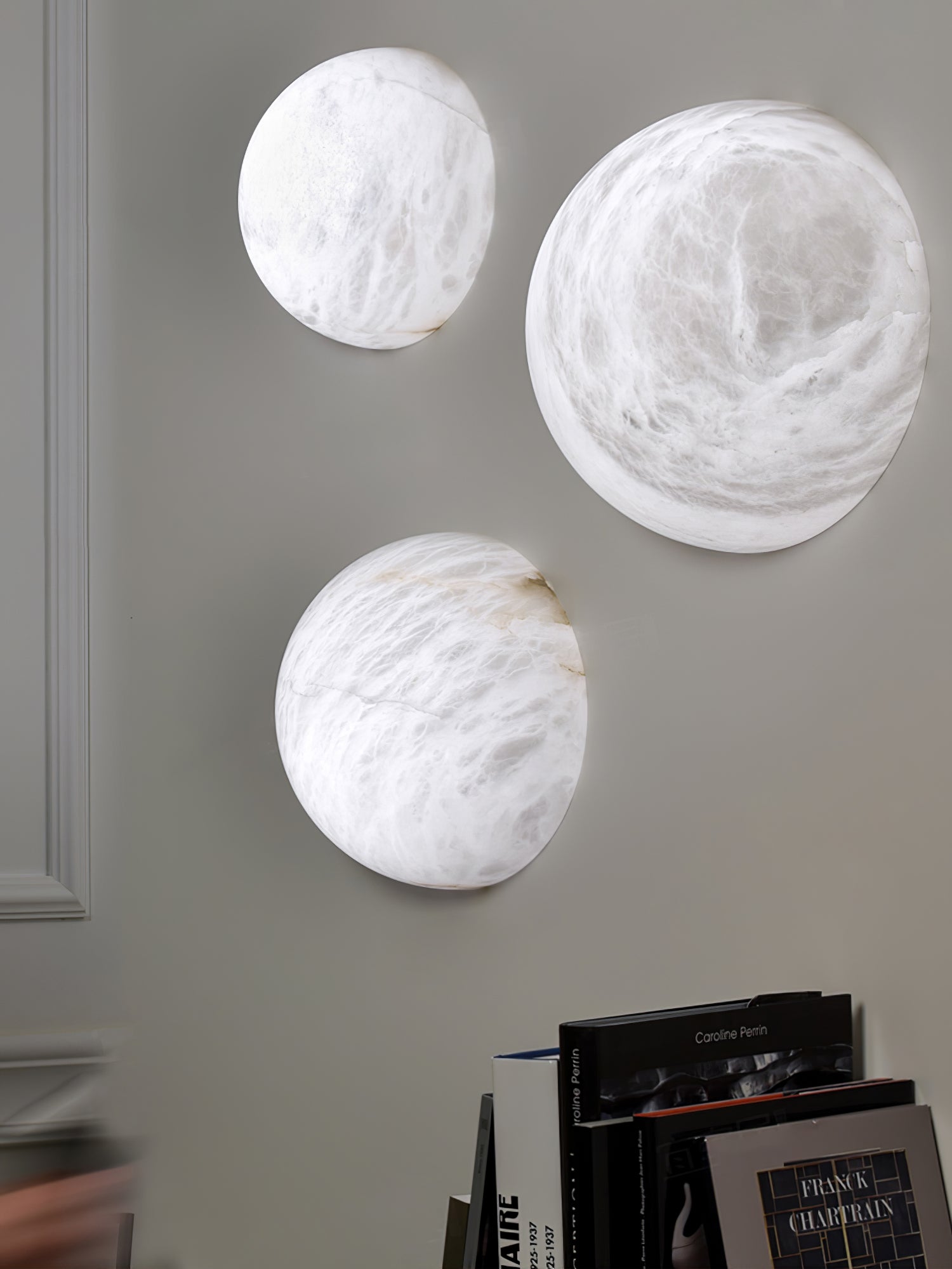 Canoria Wabi-Sabi Travertine Wall Lamp - Blowlighting