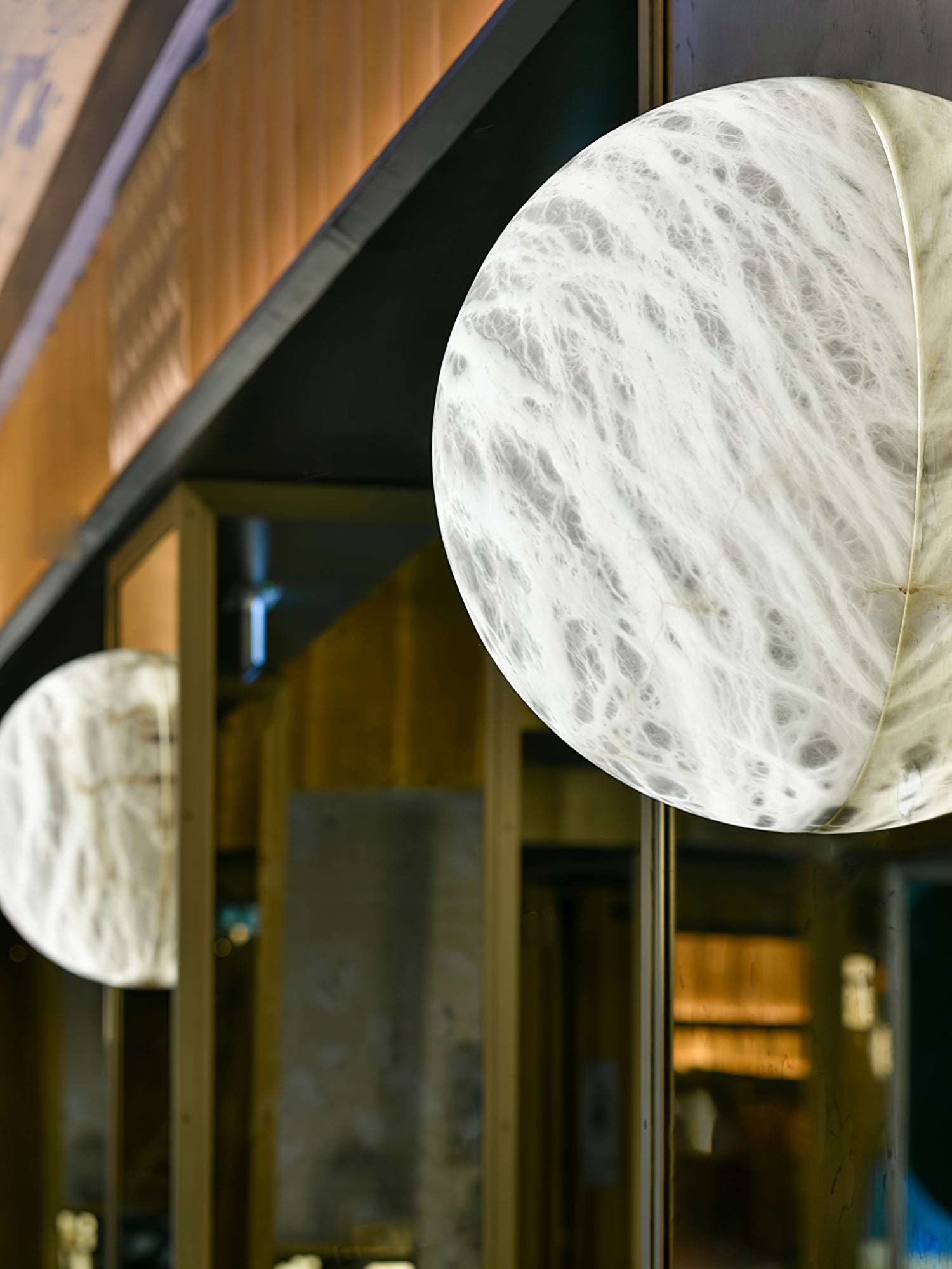 Canoria Wabi-Sabi Travertine Wall Lamp - Blowlighting
