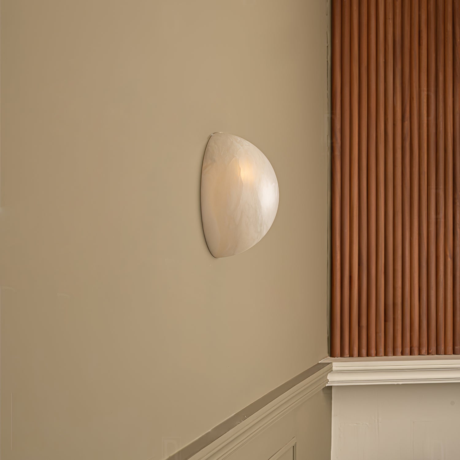 Canoria Wabi-Sabi Travertine Wall Lamp - Blowlighting