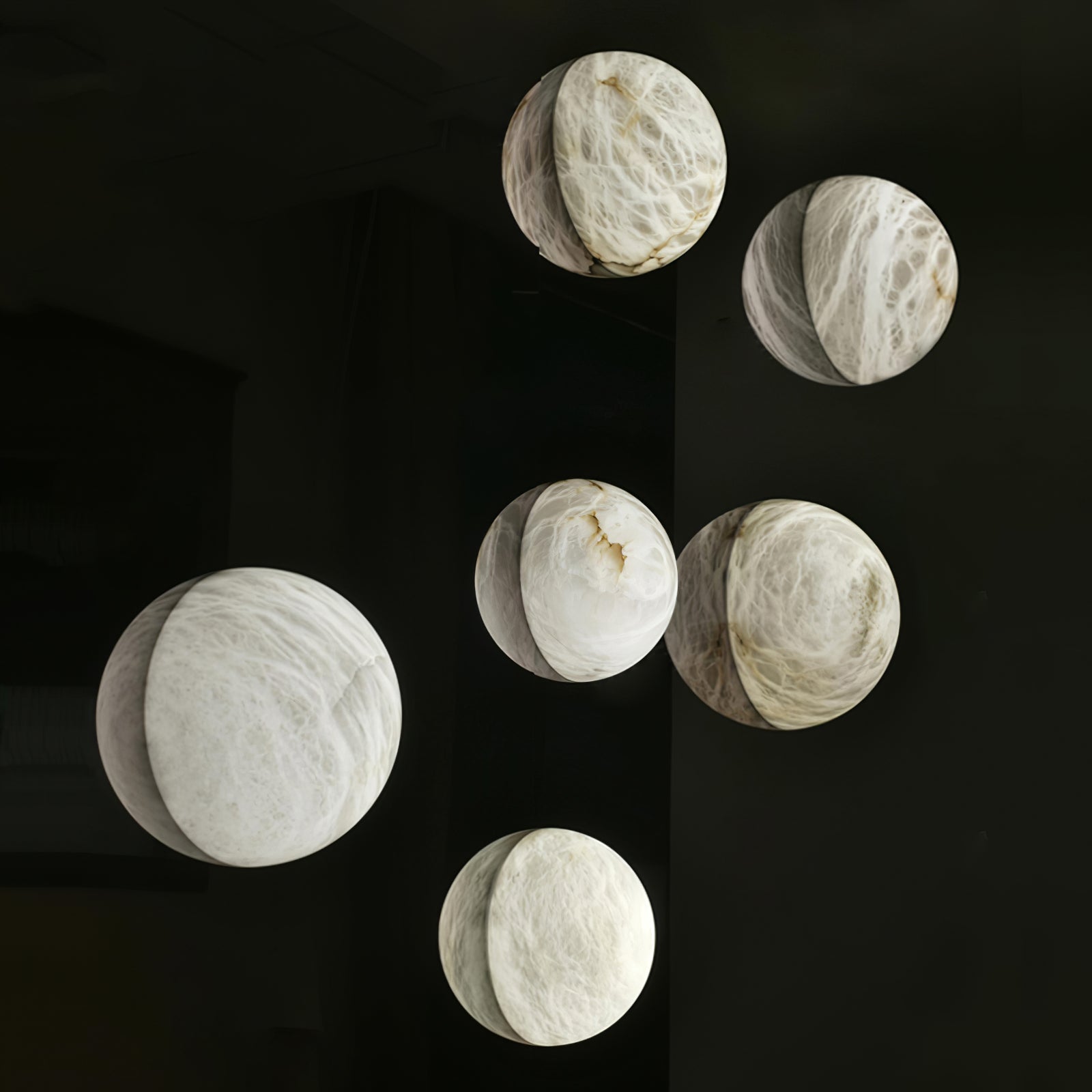 Canoria Wabi-Sabi Travertine Wall Lamp - Blowlighting