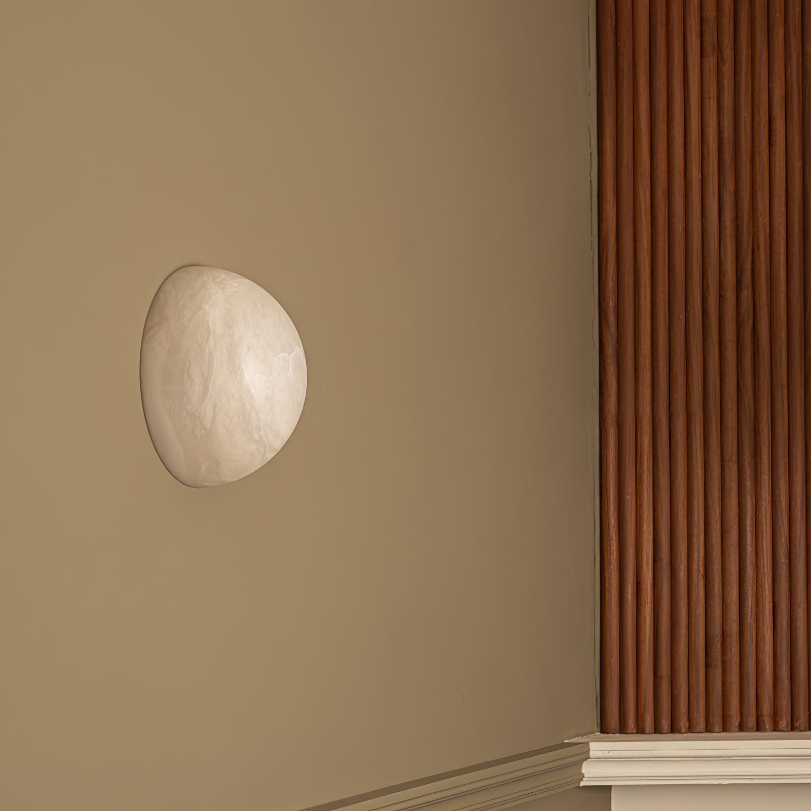 Canoria Wabi-Sabi Travertine Wall Lamp - Blowlighting
