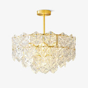 Snowflake Glass Chandelier - Blowlighting