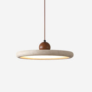 Solace Minimalist Travertine Pendant Light
