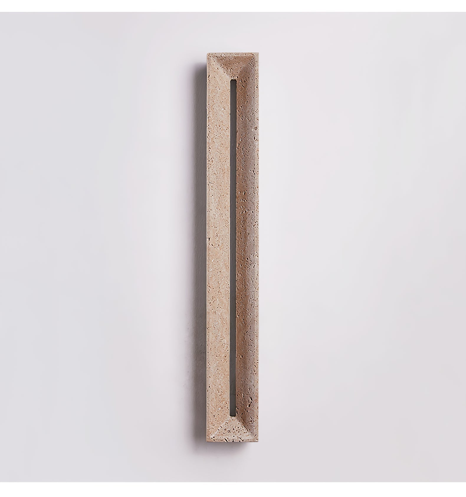 Anoren Minimalist Travertine Wall Light - Blowlighting