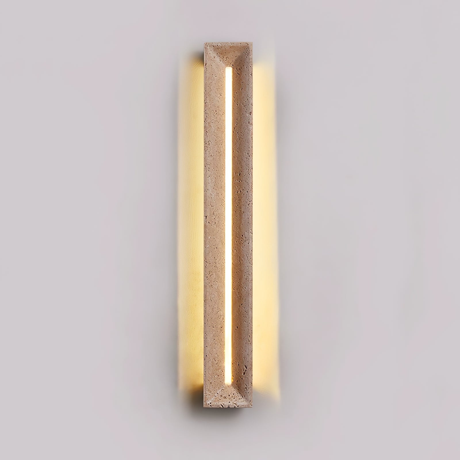 Anoren Minimalist Travertine Wall Light - Blowlighting