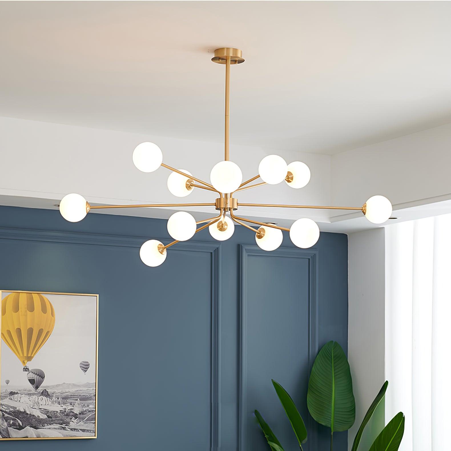 Solaire Arm Chandelier - Blowlighting