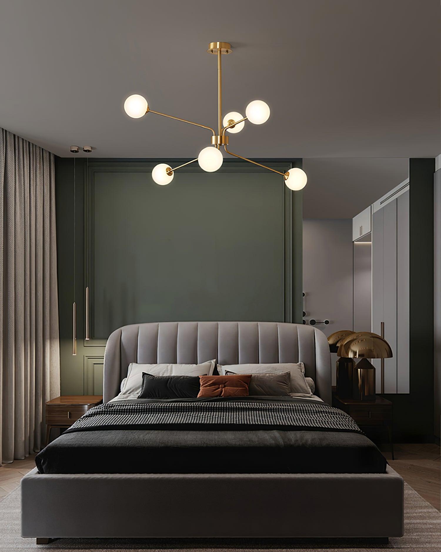 Solaire Arm Chandelier - Blowlighting