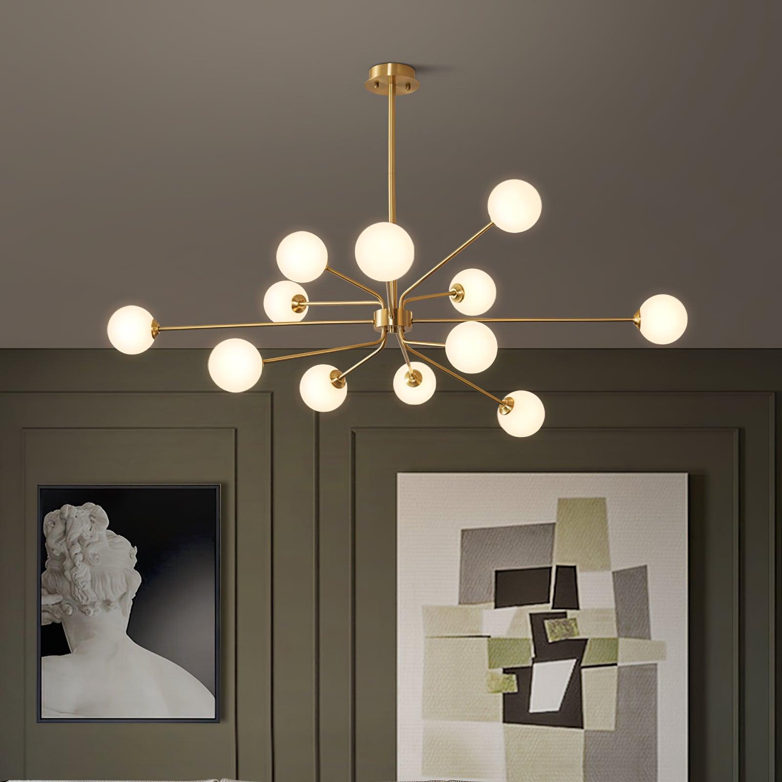 Solaire Arm Chandelier - Blowlighting